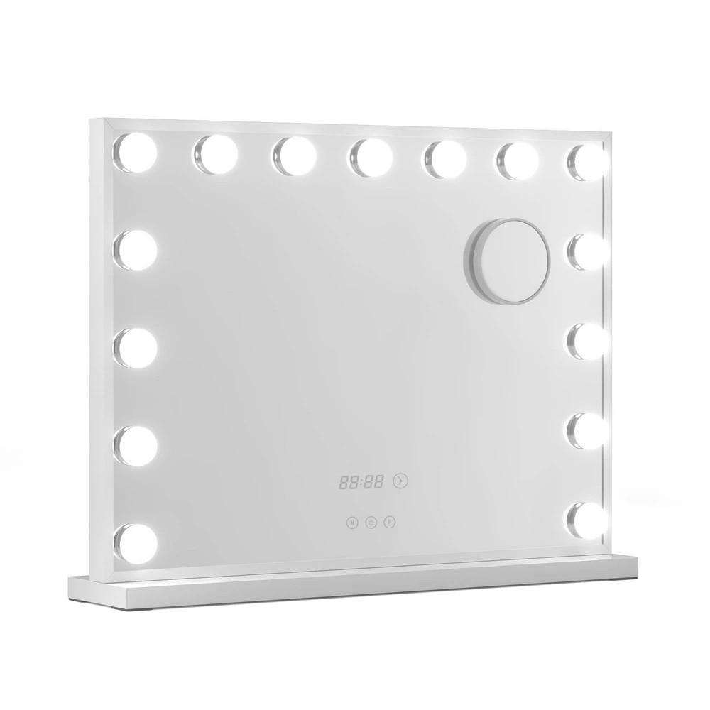1 Embellir Makeup Mirror 58x45cm Hollywood Vanity with LED Light Tabletop - Multi, 1 of 6