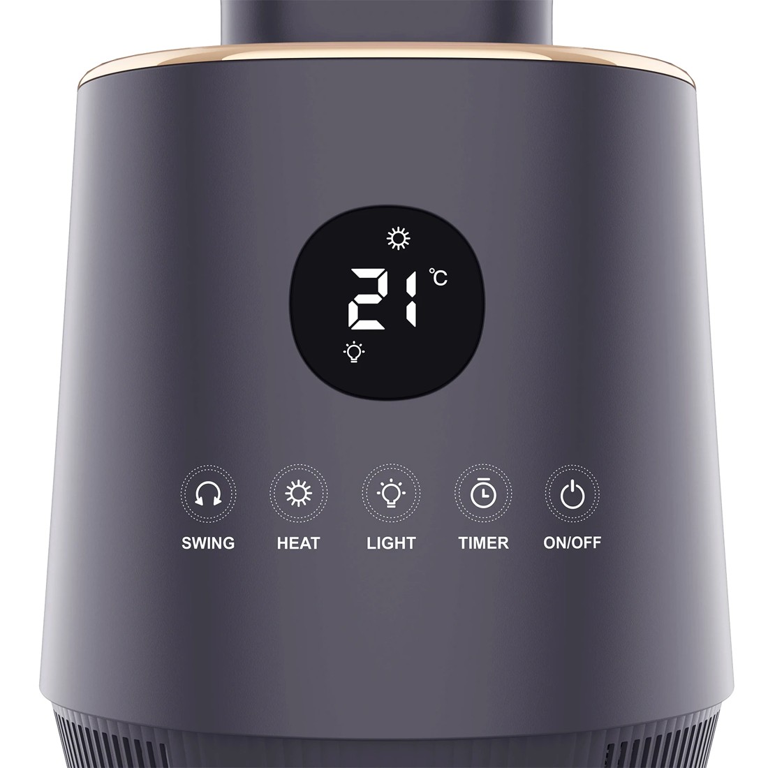 7 ADVWIN Electric Heater, Bladeless Ceramic Heater, 2000W - Black, 7 of 7