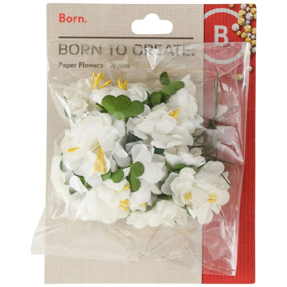 1 Born Paper Daisies 15 Pack, 1 of 2