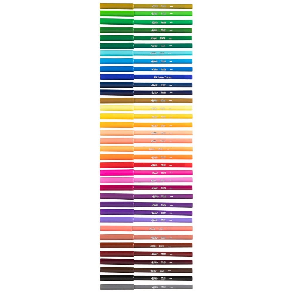 2 Texta Nylorite Coloured Markers Assorted 36 Pack, 2 of 3