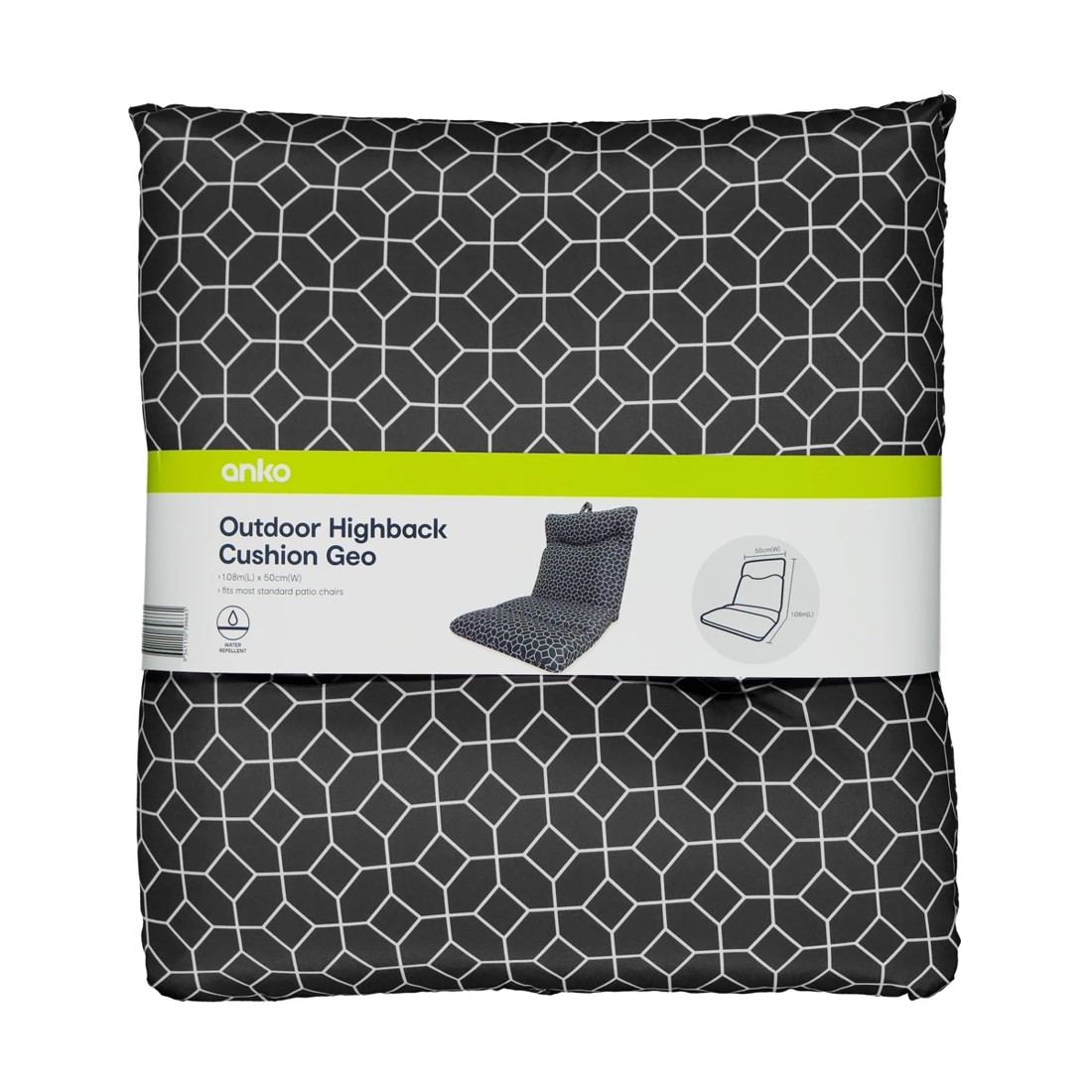 10 Outside Geometric Highback Cushion, 10 of 10