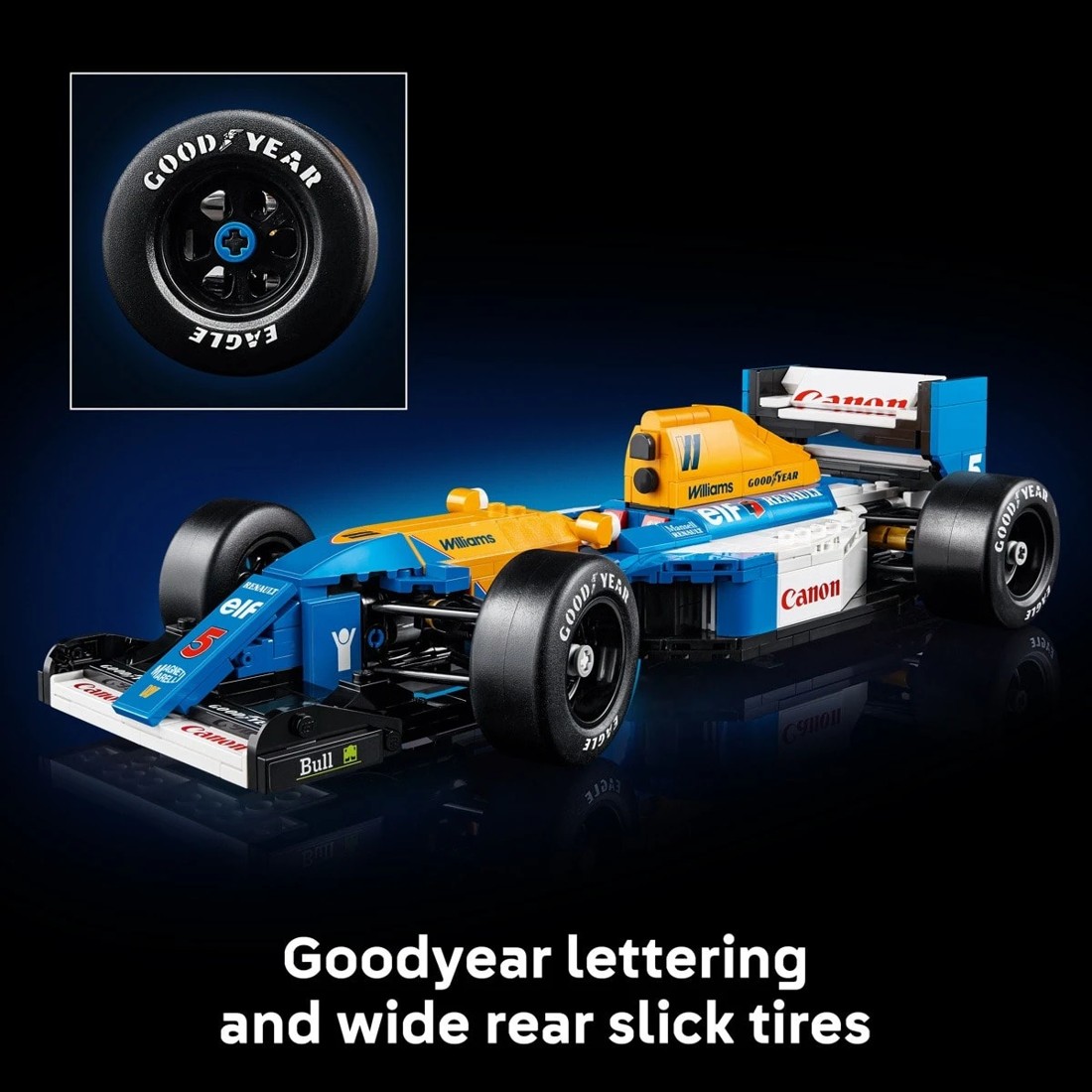 7 LEGO Icons Williams Racing FW14B & Nigel Mansell 10353, 7 of 10