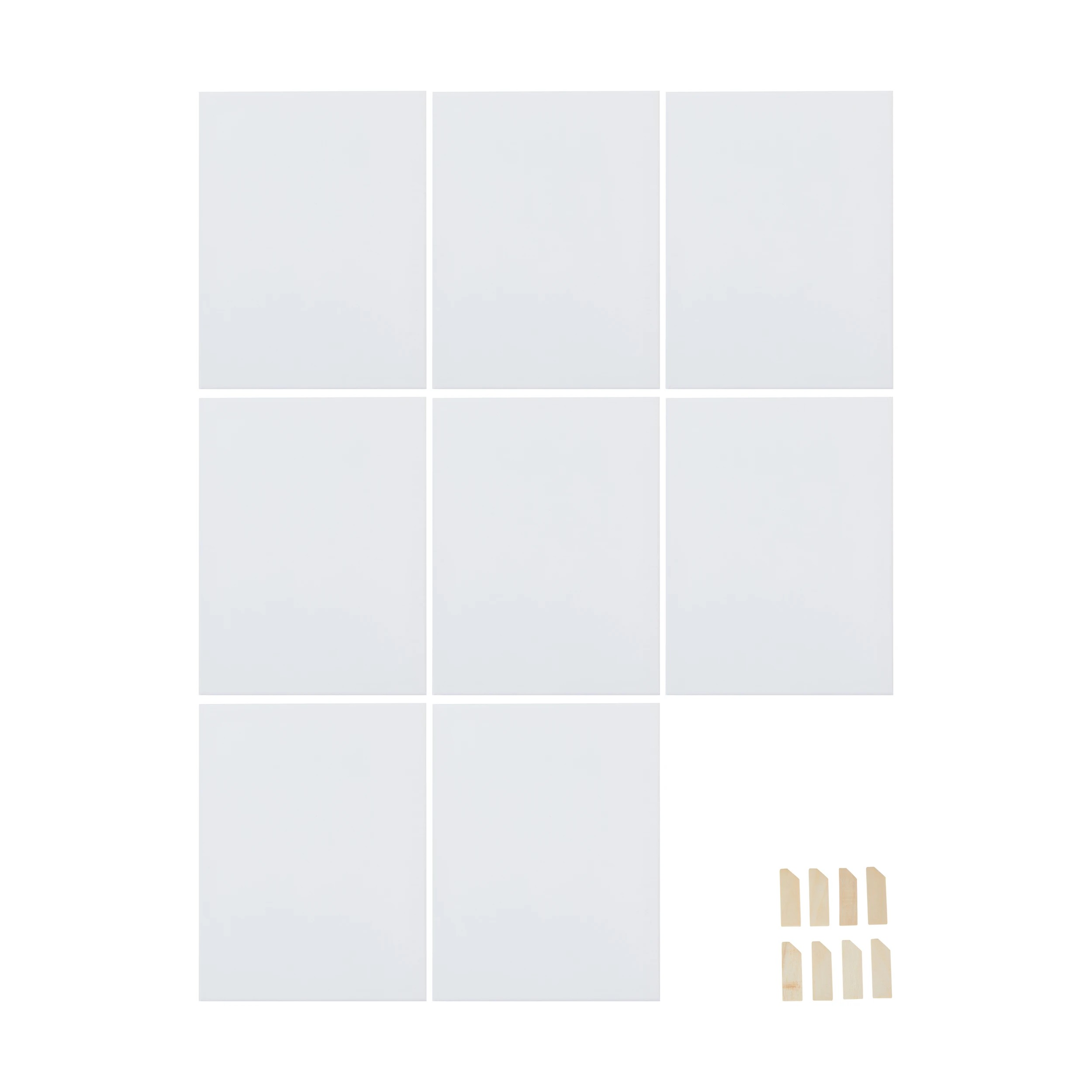 2 8 Piece 9in. x 12in. Stretched Canvas Value Pack, 2 of 4