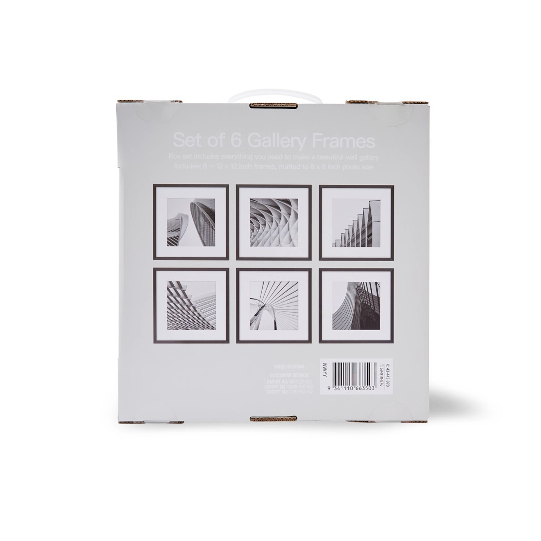 4 Set of 6 Gallery Frames - Black, 4 of 6