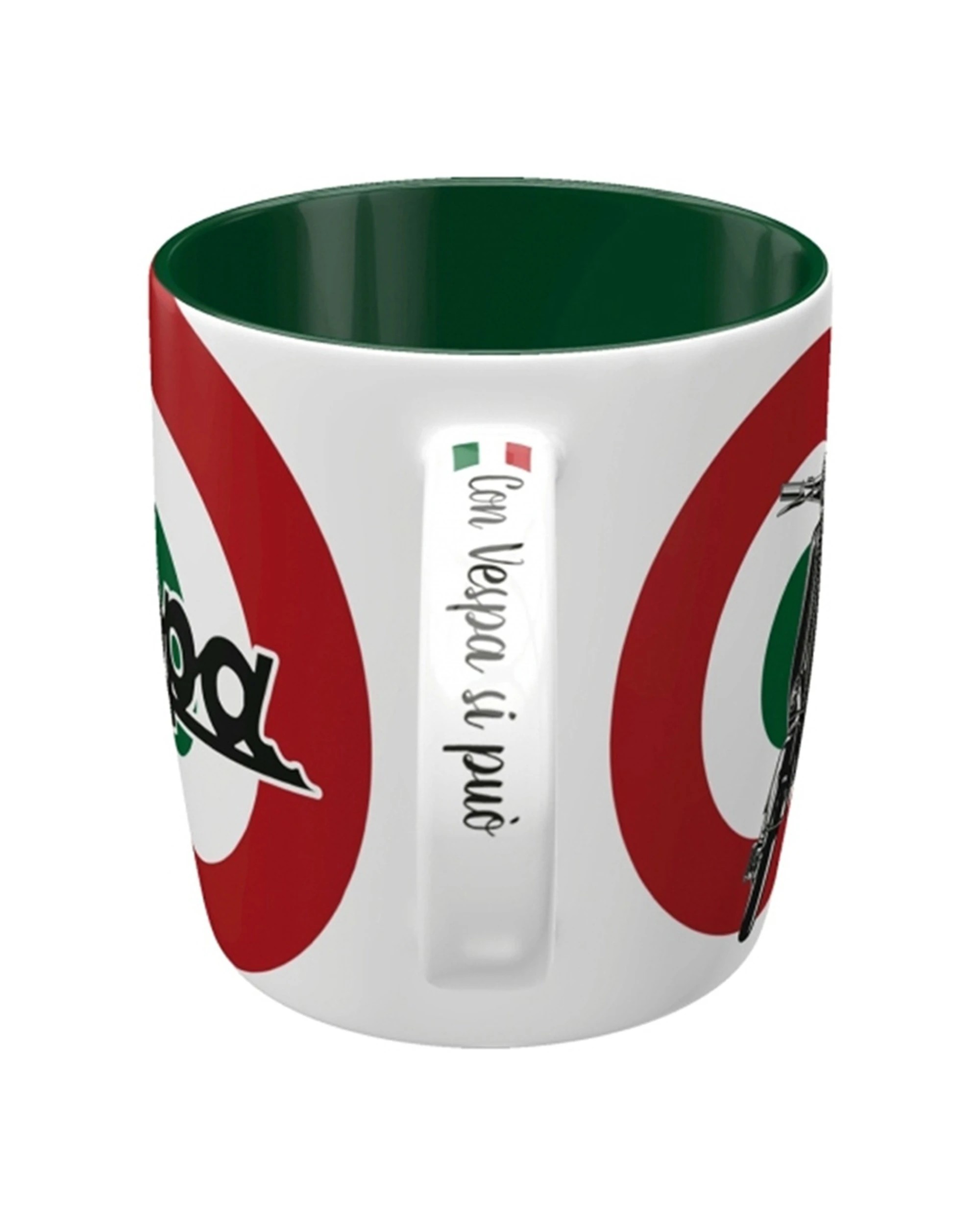 4 Nostalgic-Art 4PK Ceramic Mug 330ml Retro Design - Vespa The Italian Classic - White, 4 of 5