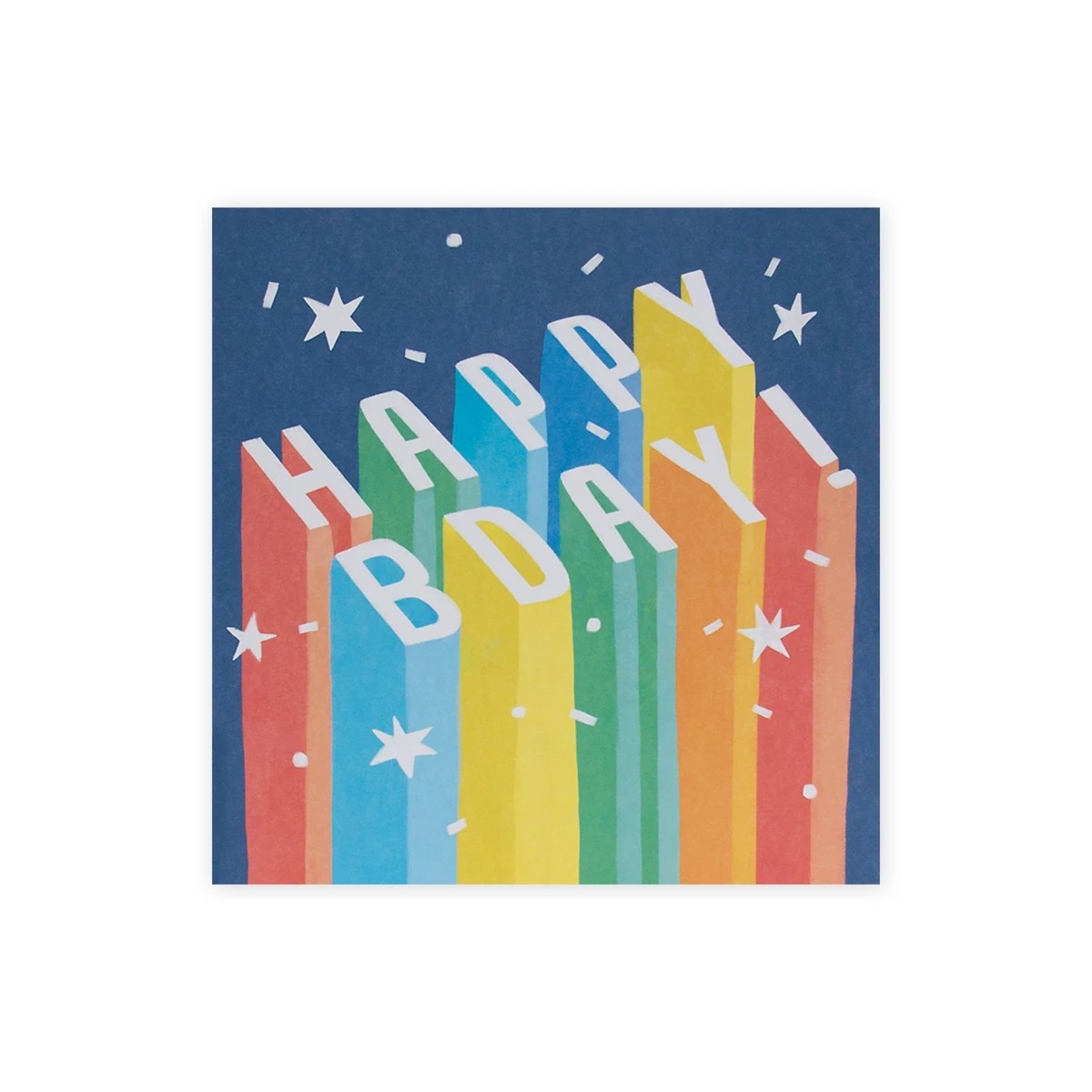 2 Creative Publishing by Hallmark Birthday Greeting Card - Bold Rainbow Lettering, 2 of 2