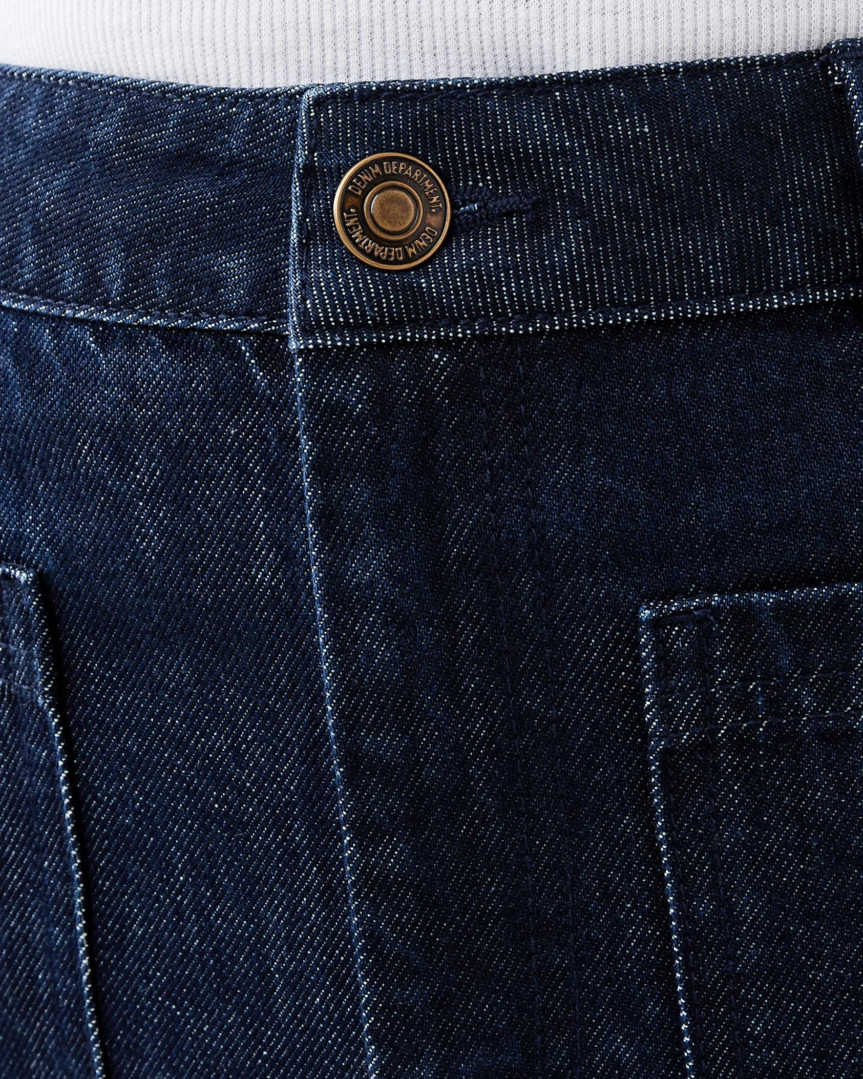 5 Cropped Wide Leg Jeans Indigo Wsh, 5 of 8