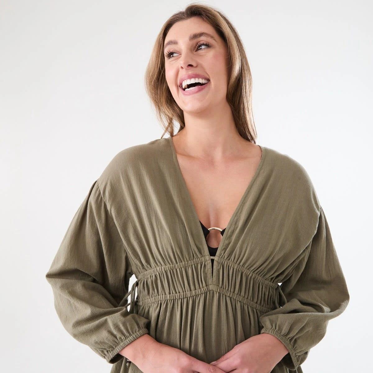 4 Beach Mini Dress PAVEMENT GREY, 4 of 5