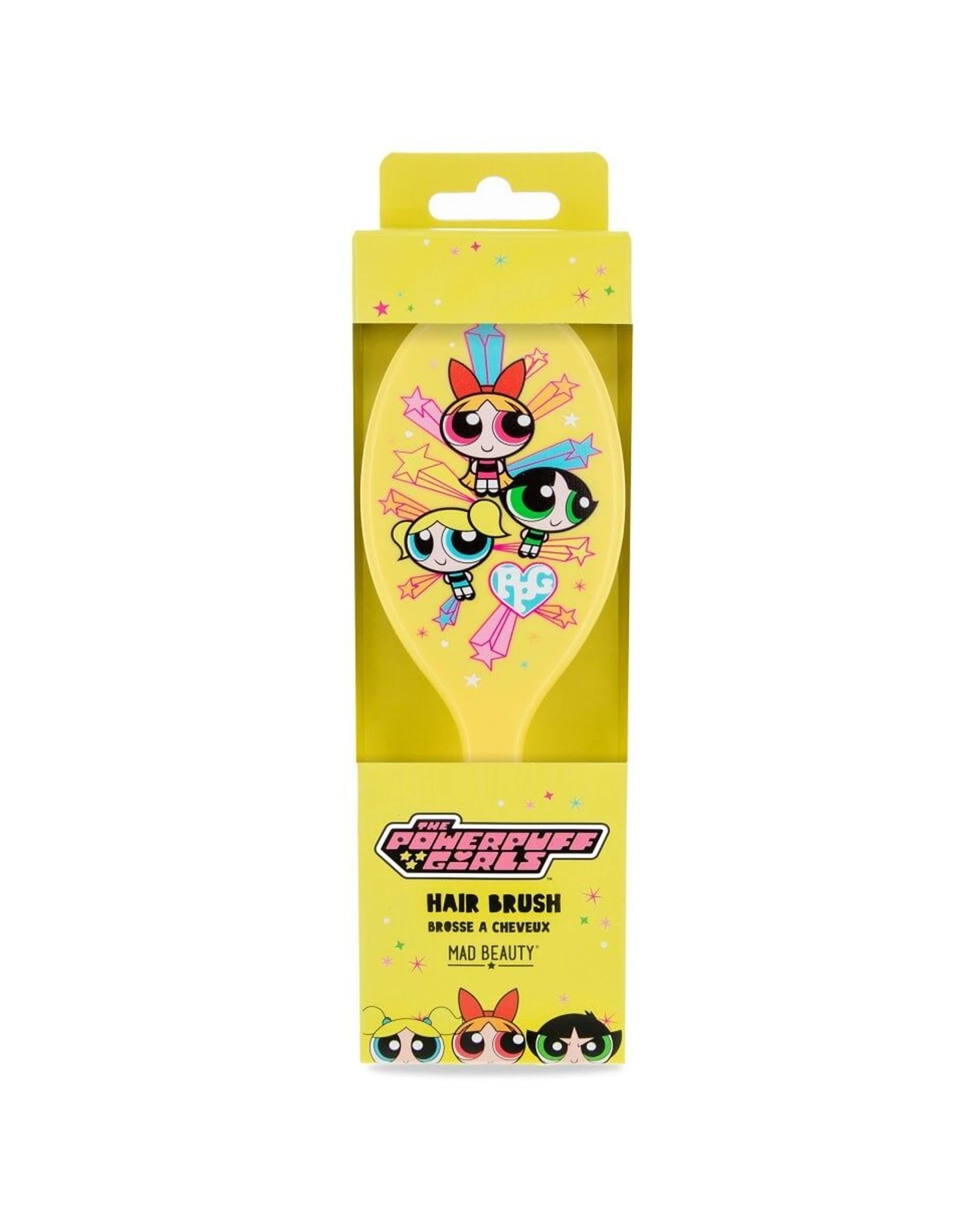 2 Warner Bros Powerpuff Girls Super Cute Detangling Hair Brush 2PK - Yellow, 2 of 5