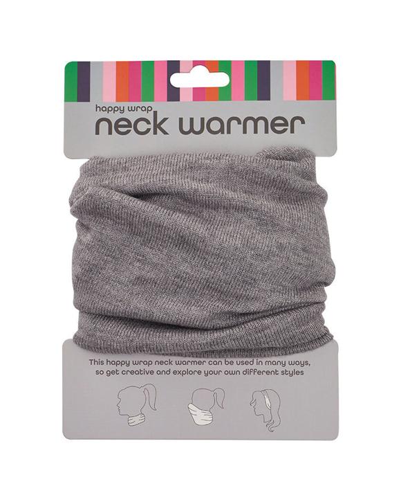 Annabel Trends Happywrap Neck Warmer Travel Accessory One Size Multipurpose - Grey