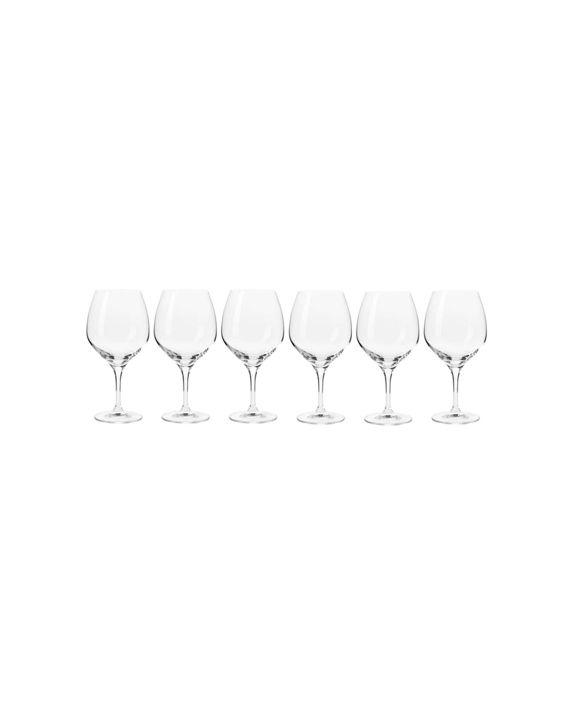 3 Krosno Harmony Stemmed Pinot Wine Glasses 600ml Set of 6 - Plain, 3 of 3