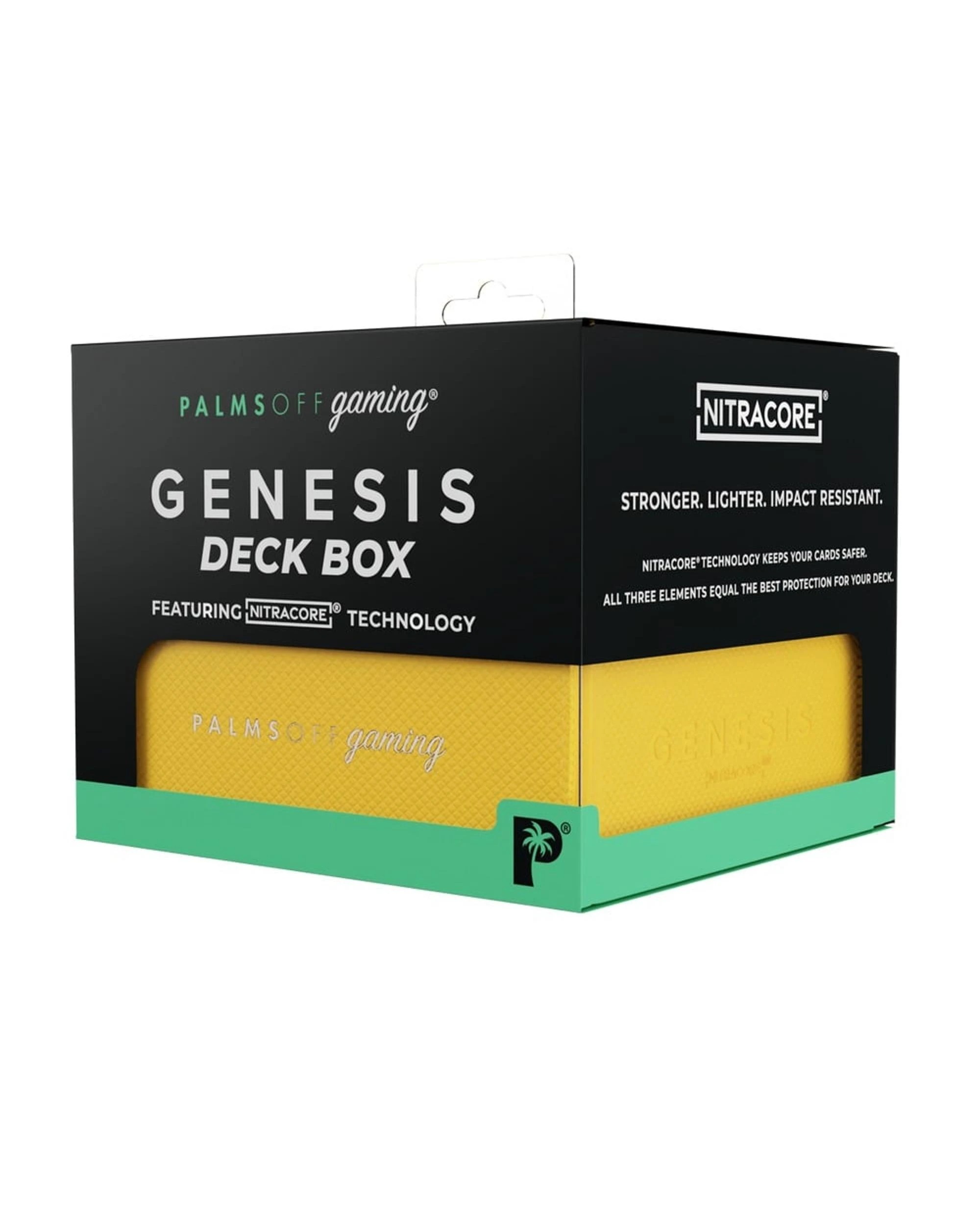 7 Palms Off Gaming Genesis Deck Box - Yellow, 7 of 7