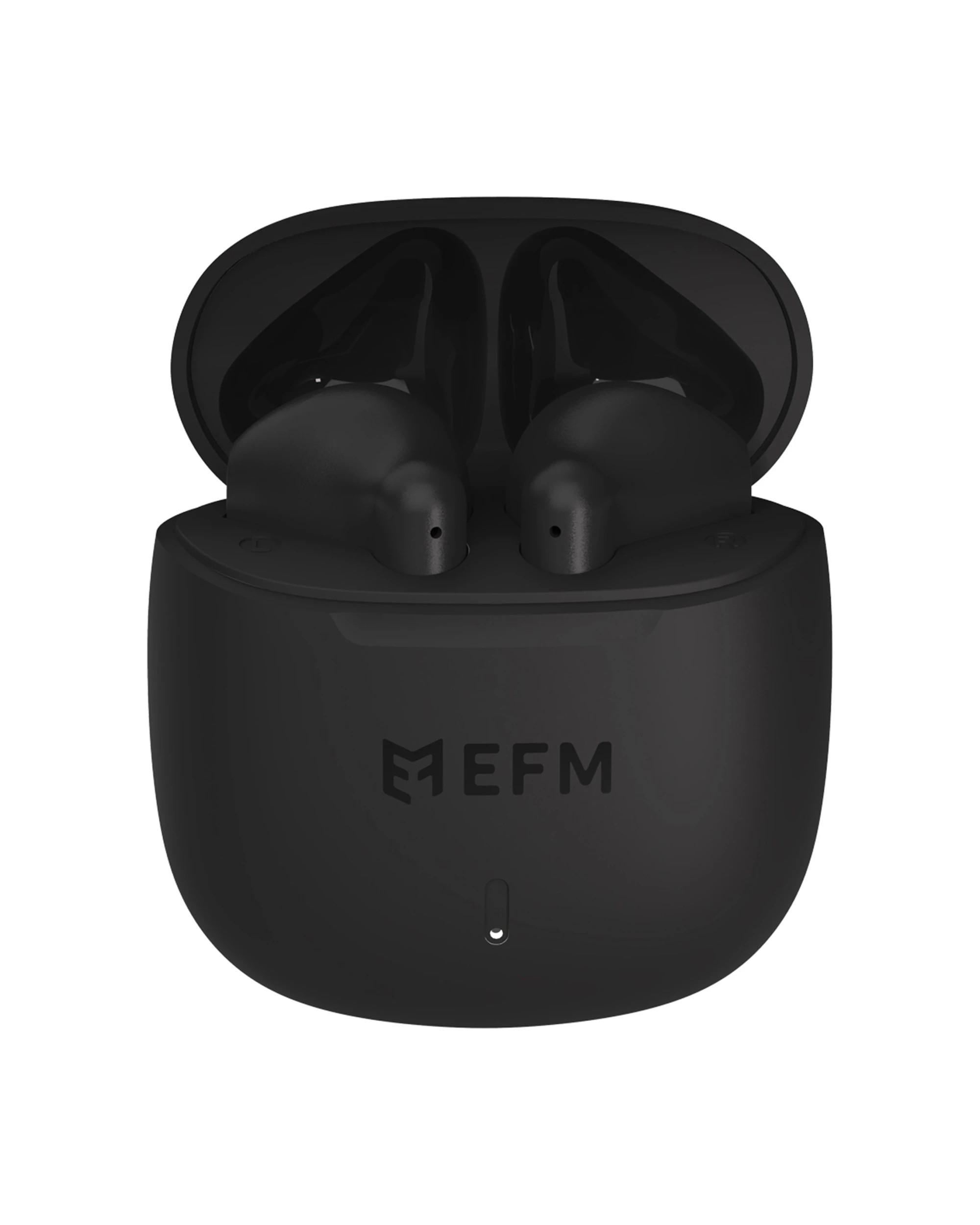 2 EFM Kansas TWS In-Ear Wireless Earbuds Bluetooth 5.3 Charging Case 24H
 - black, 2 of 3