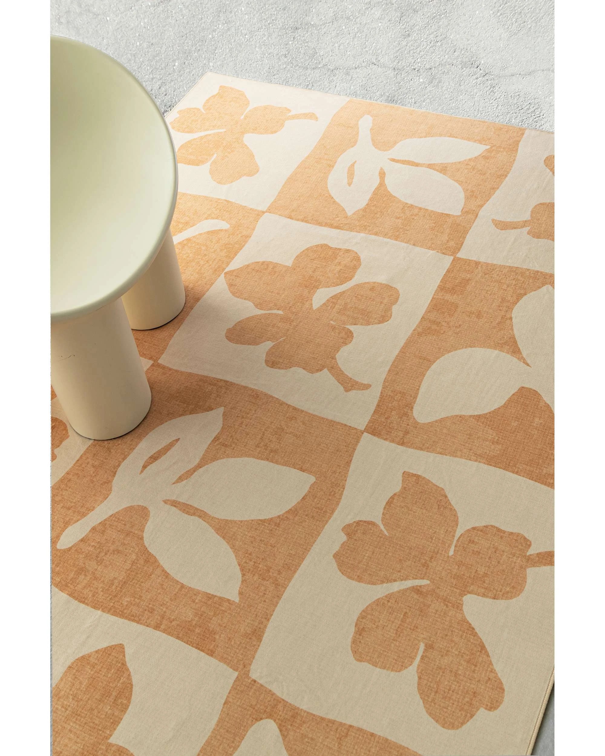 3 Loopsie Holloway Printed Washable Rug-220cm x 150cm - Beige, 3 of 8