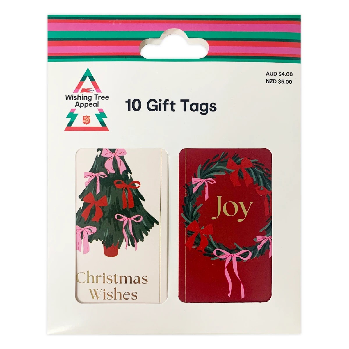 7 Wishing Tree 10 Pack Christmas Gift Tags - Assorted, 7 of 8