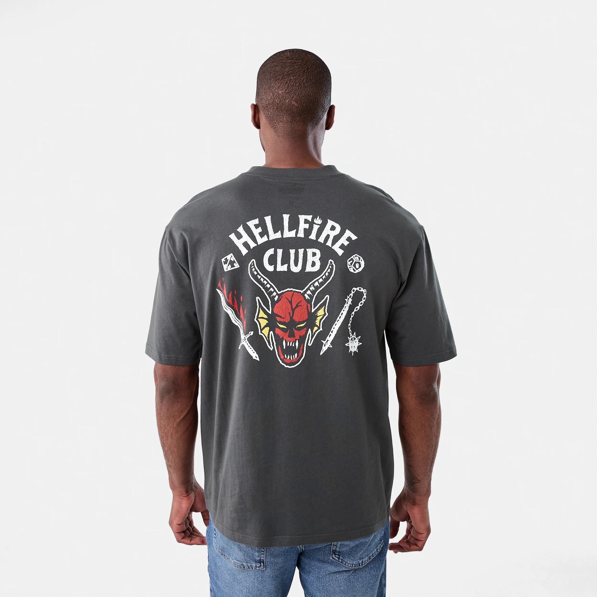 3 Stranger Things License Oversized T-shirt Blk Oyster, 3 of 8