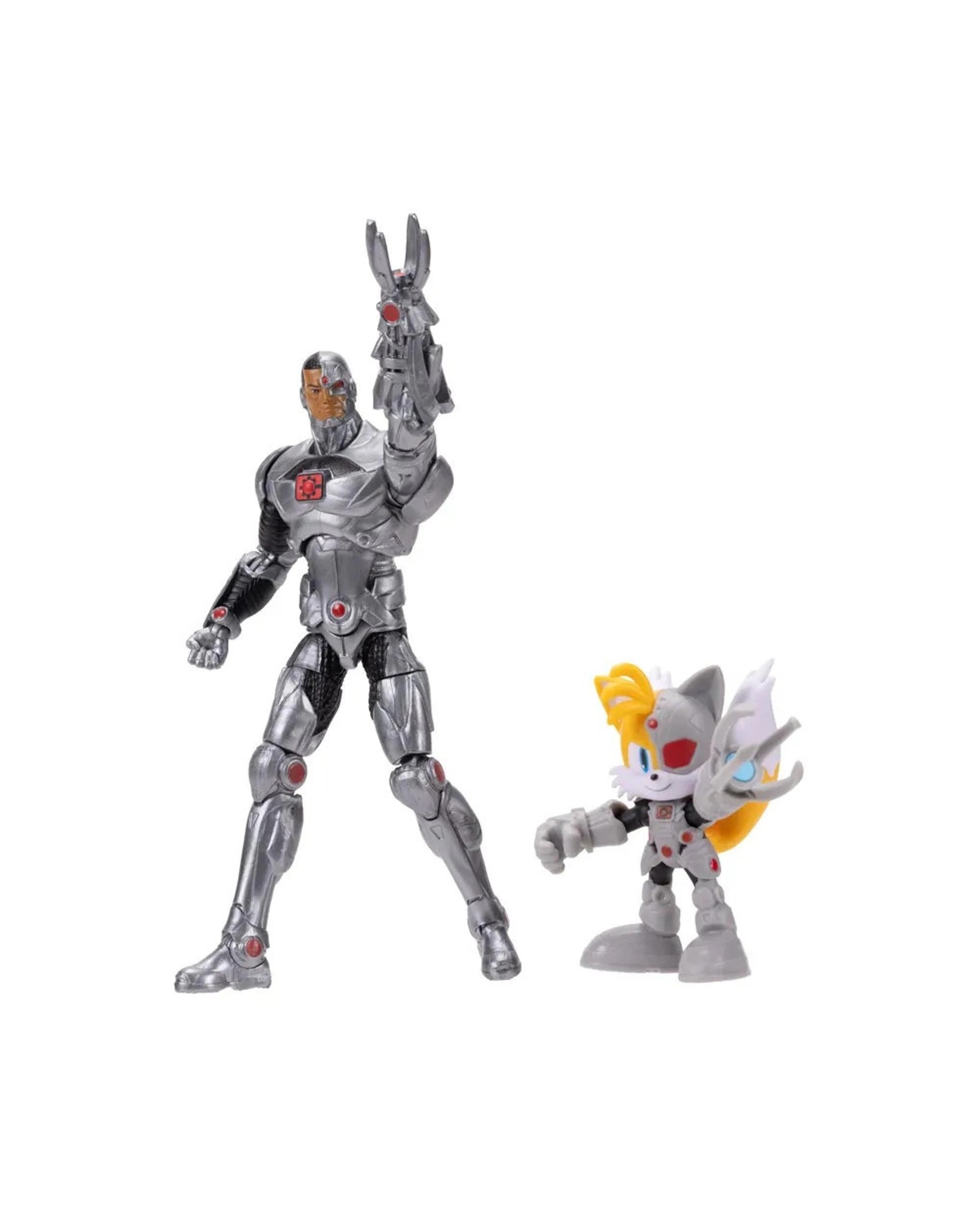 7 Sonic the Hedgehog X DC Cyborg and Tails as Cyborg 5 inch Action Figure 2 Pack, 7 of 8