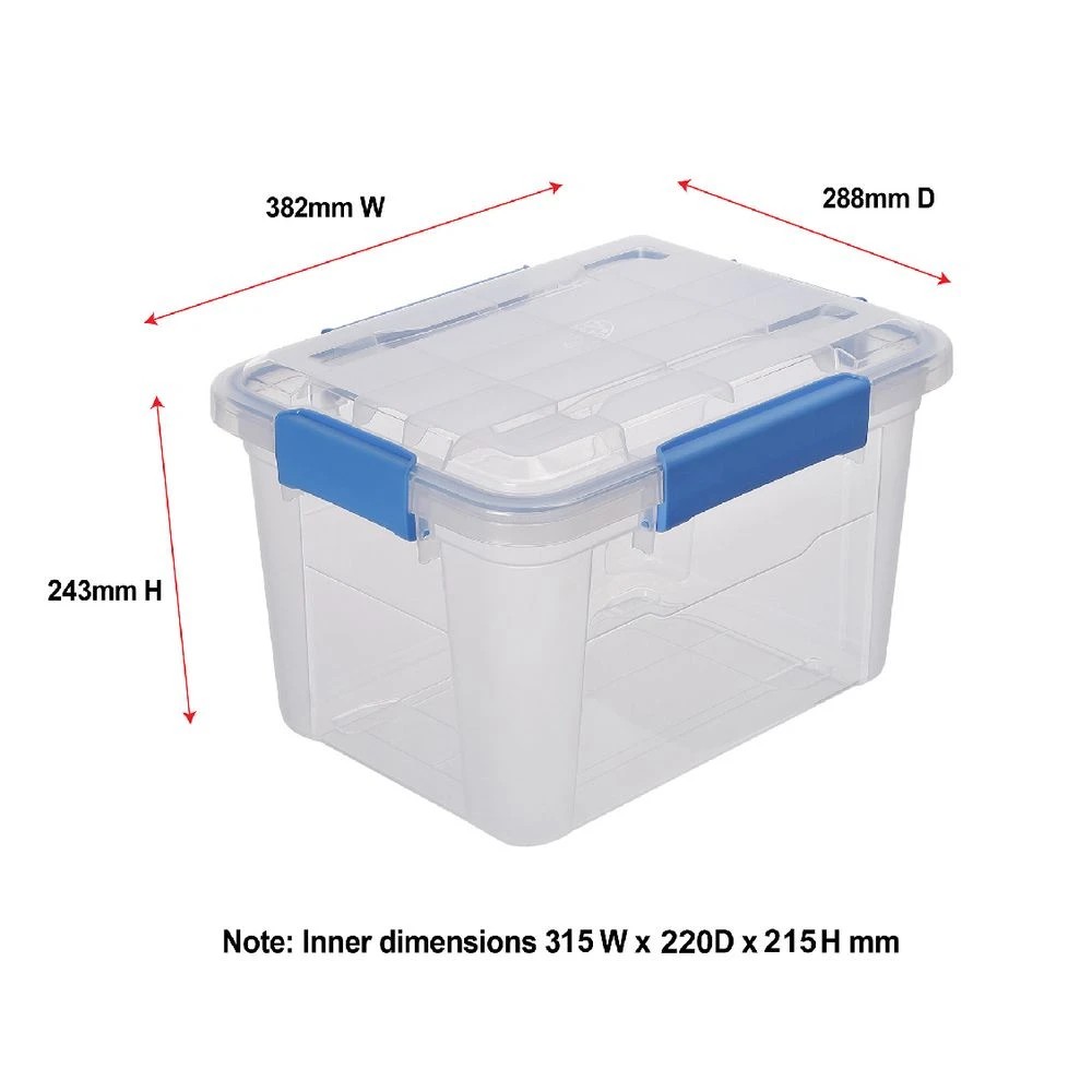 3 Ezy Storage 18L Waterproof IP67 Storage Container, 3 of 8