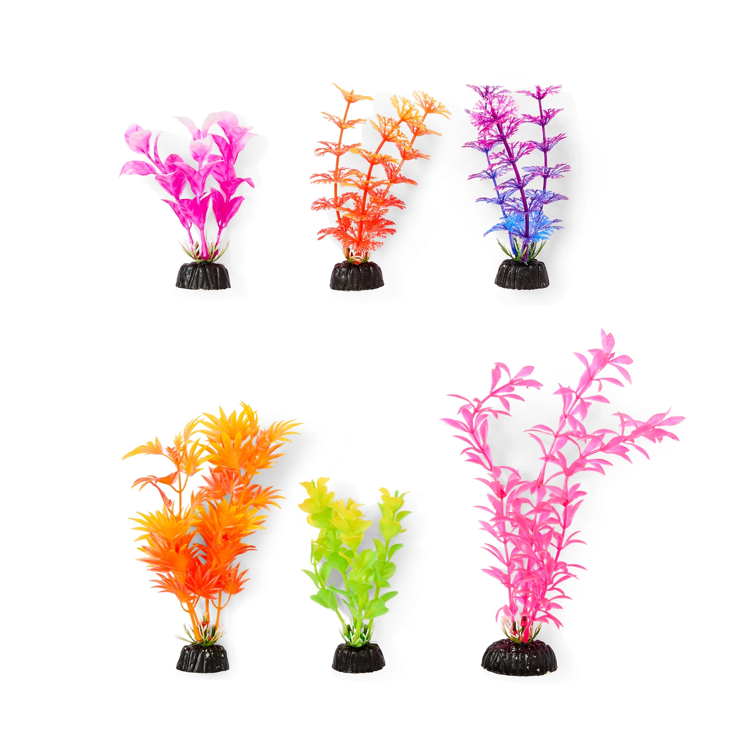 1 6 Pack Aquarium Bright Plants - Small, 1 of 10