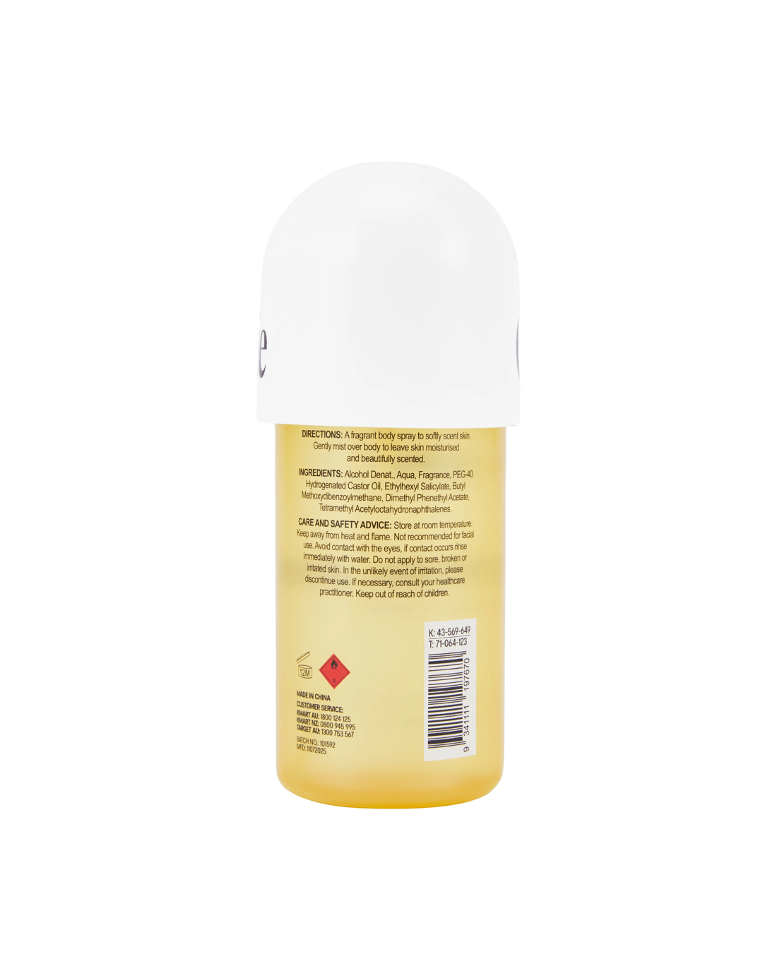 4 OXX Fragrance Citrus Body Mist 170ml - Citrus, Jasmine and Musk, 4 of 4