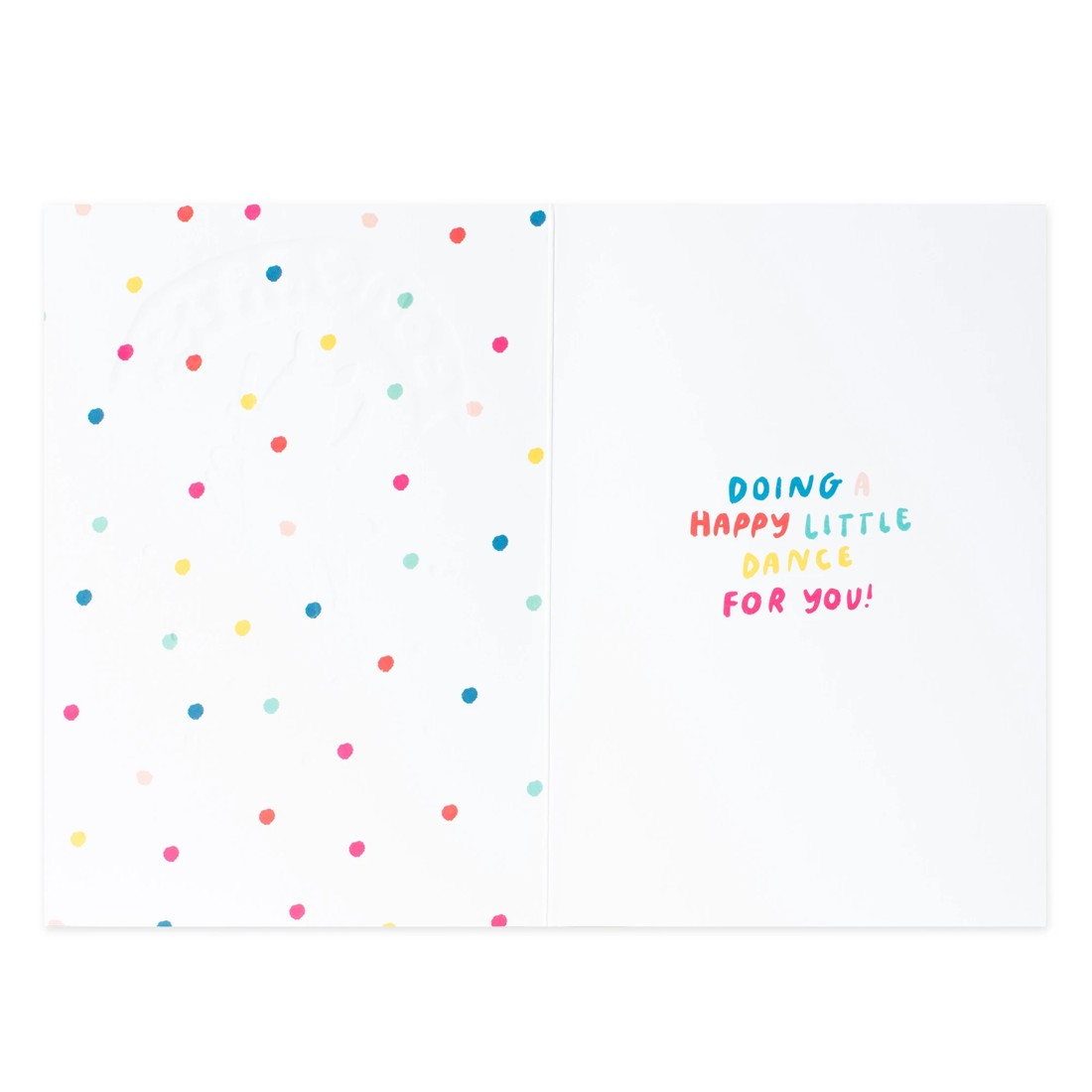 2 Connections from Hallmark Congratulations Greeting Card - Happy Little Dance, 2 of 3