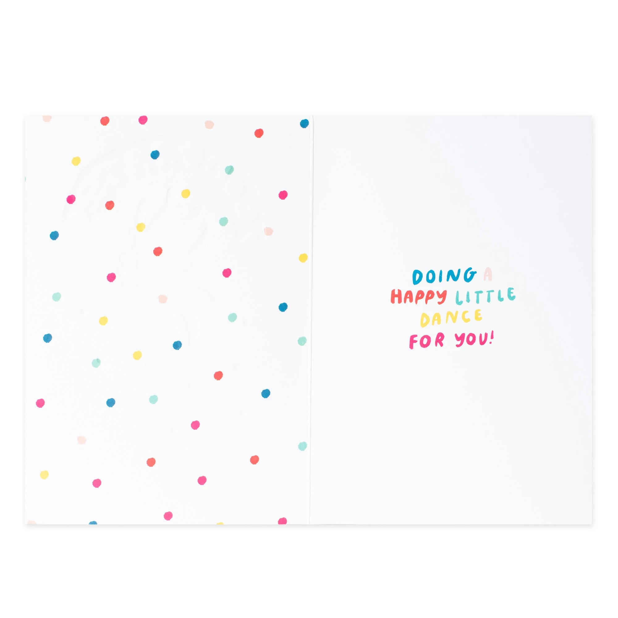 2 Connections from Hallmark Congratulations Greeting Card - Happy Little Dance, 2 of 3