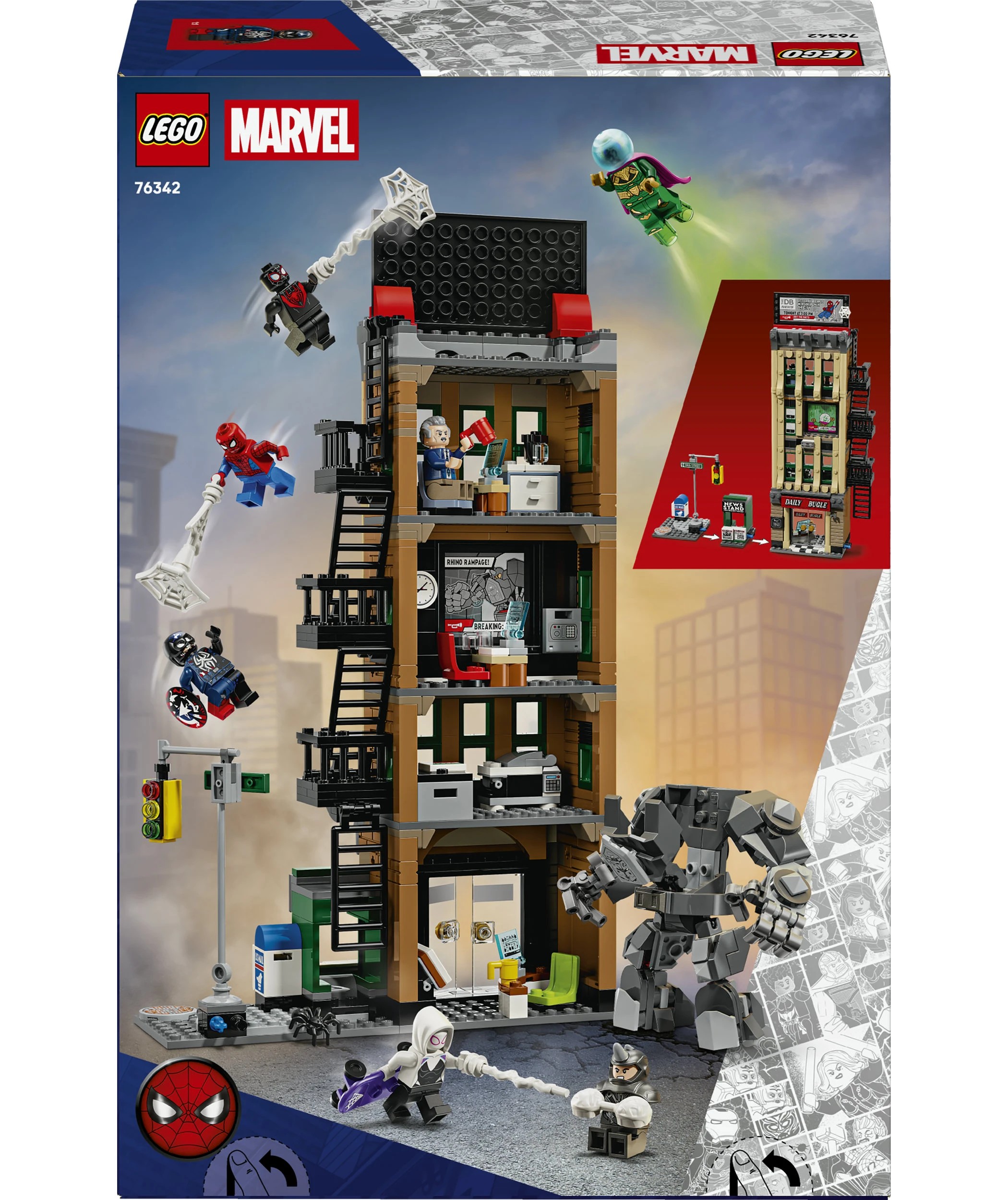 10 LEGO Super Heroes Spider-Man vs. Mysterio: The Daily Bugle 76342, 10 of 10