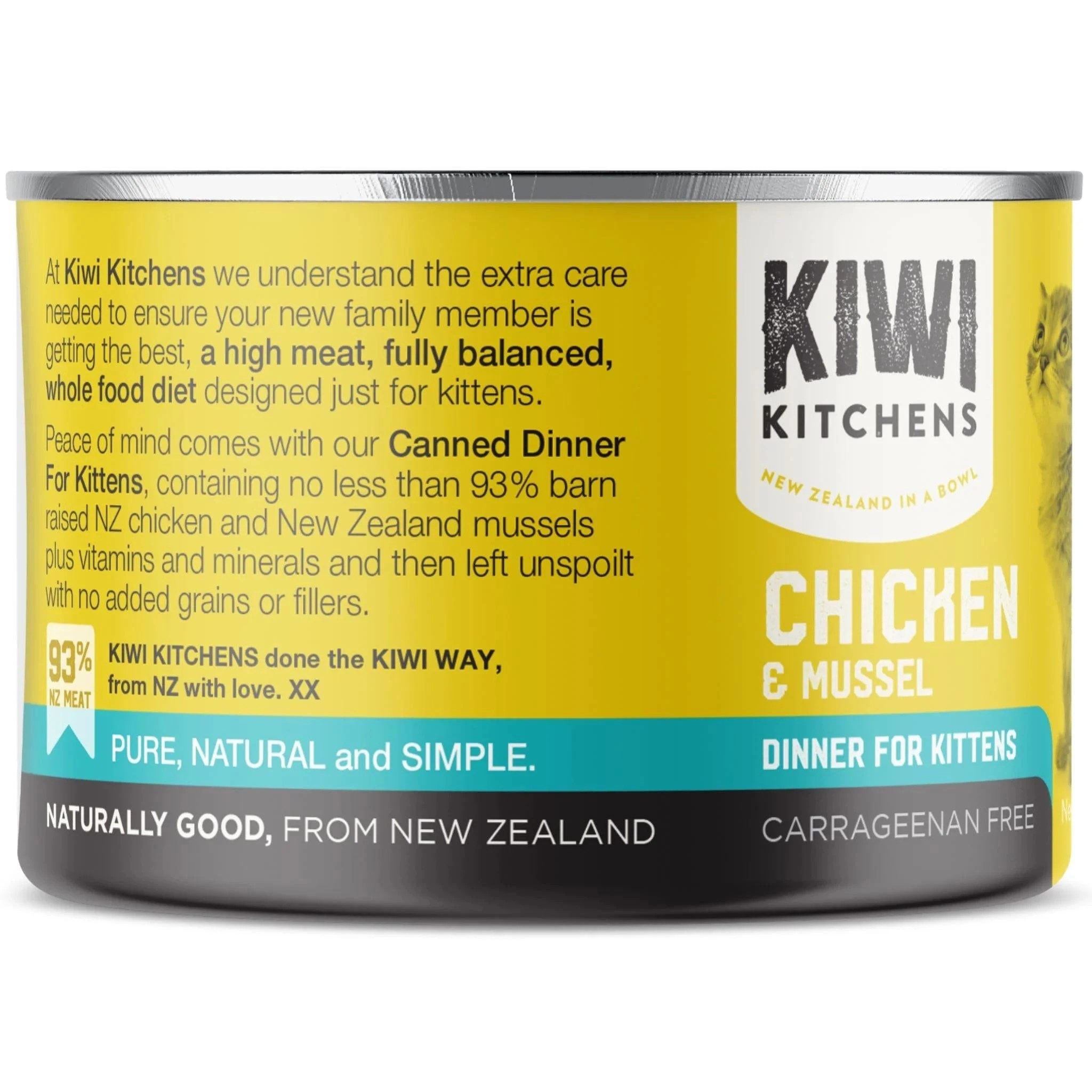 2 Kiwi Kitchens Kitten Chicken & Mussels 85g 18pk, 2 of 2