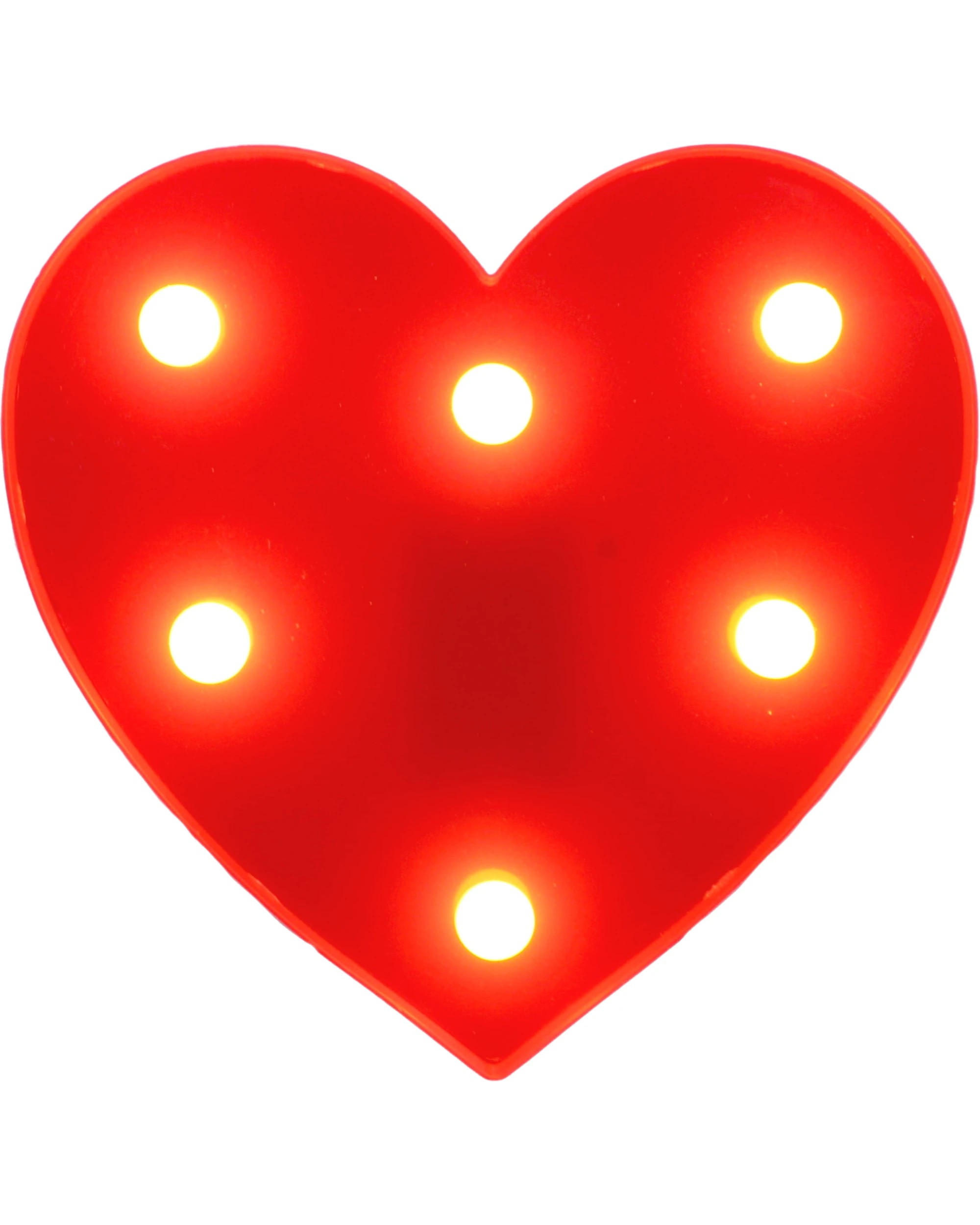 1 Partyrama Light Up LED Love Heart 16cm, 1 of 2