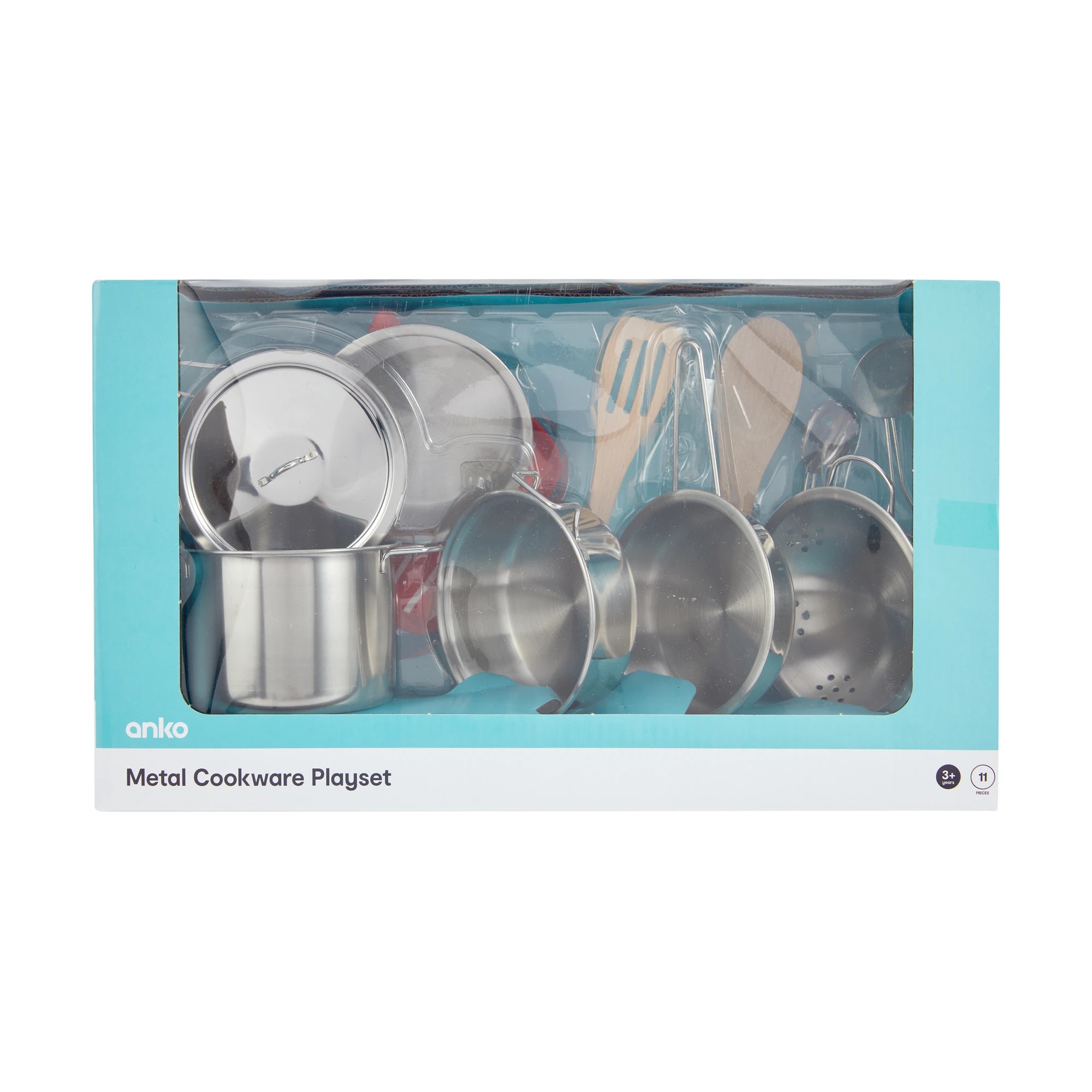 7 11 Piece Metal Cookware Playset, 7 of 8