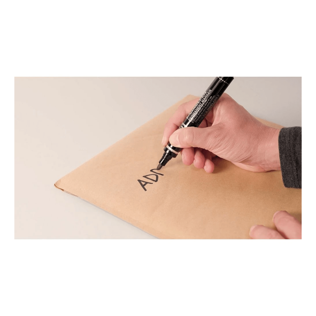 4 Pentel N50 Permanent Marker Bullet Tip Black, 4 of 7