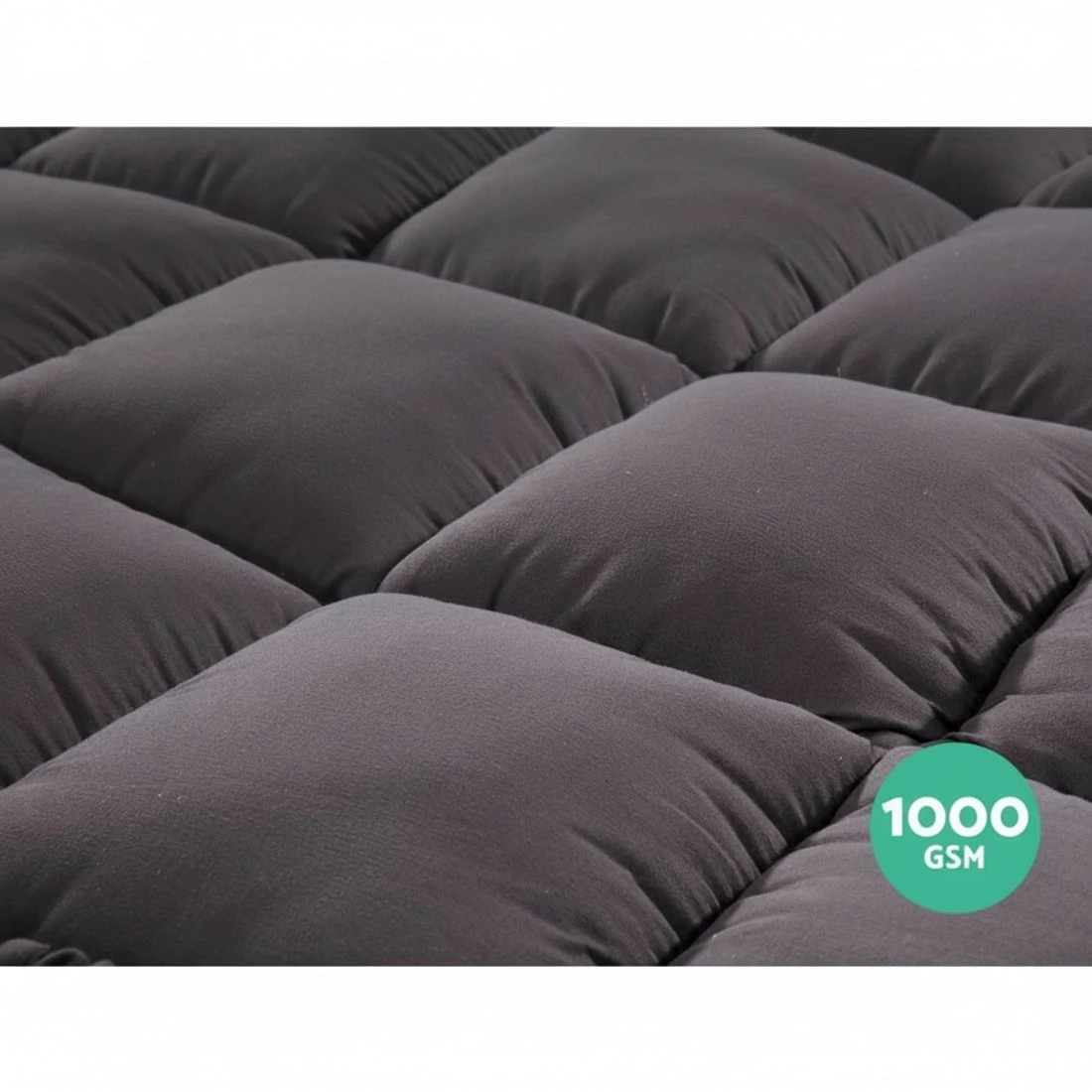 6 Giselle Bedding Mattress Topper - Grey, 6 of 8