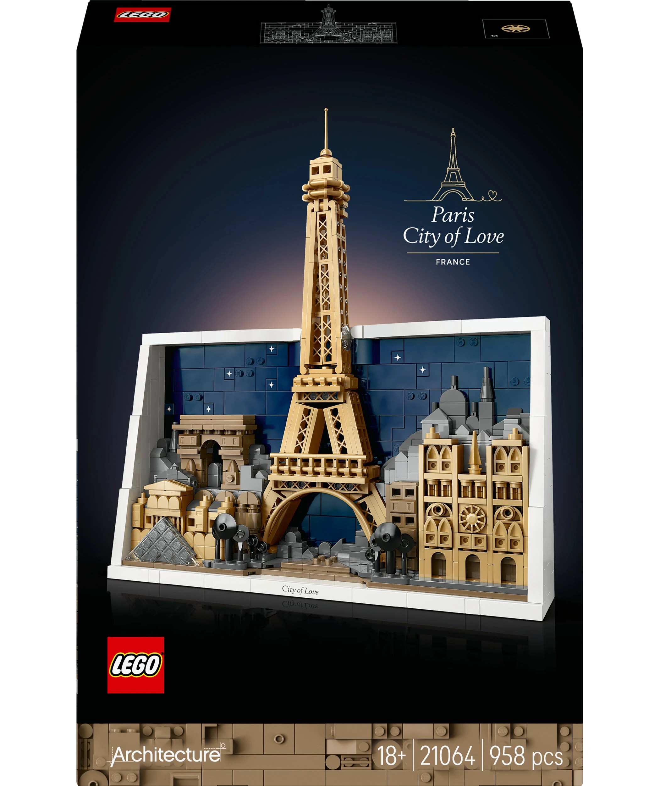 1 LEGO Architecture Paris - City of Love 21064, 1 of 11