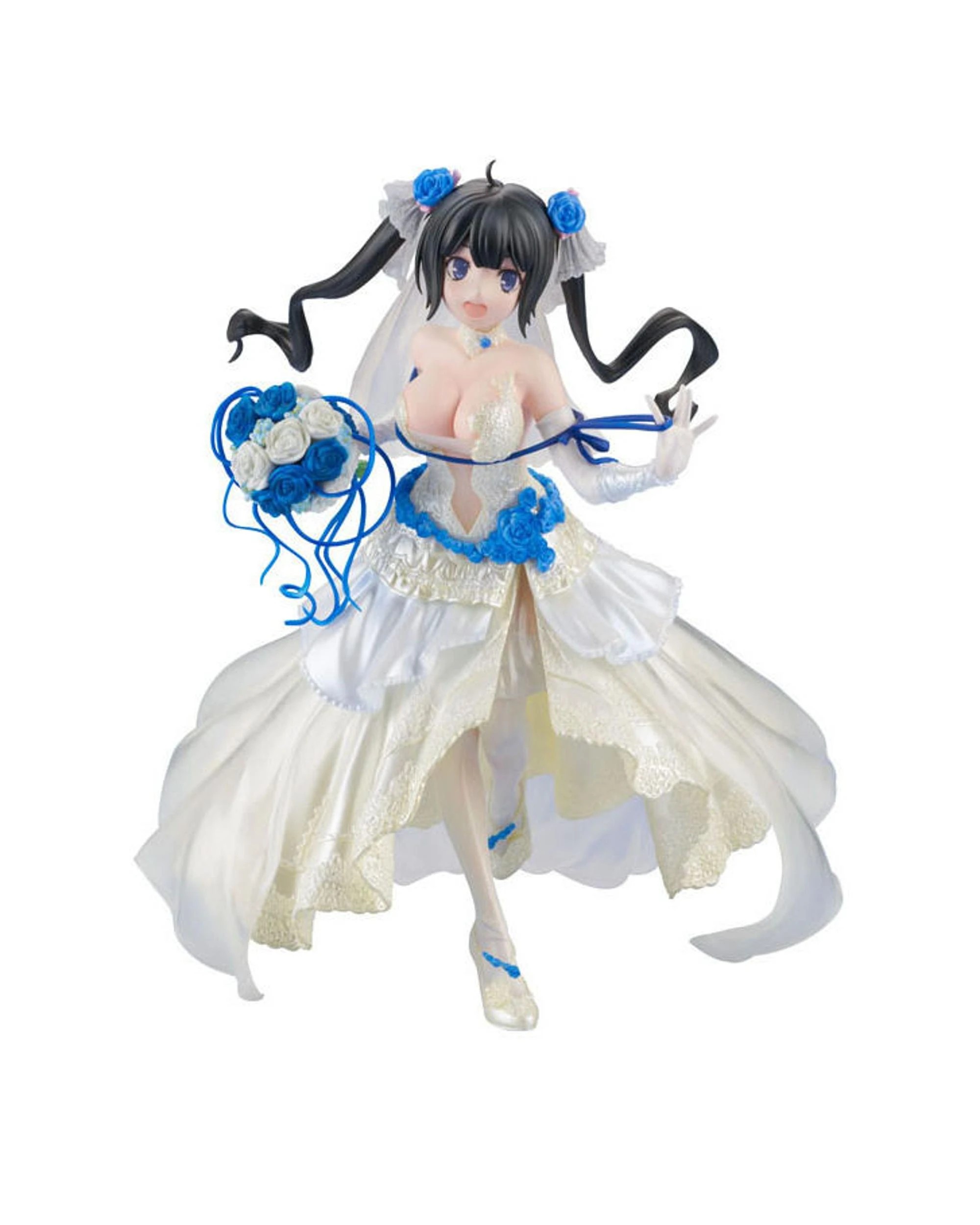 1 FuRyu Is It Wrong to Try to Pick Up Girls in a Dungeon IV Hestia Wedding Dress 1/7 Scale Figure, 1 of 10