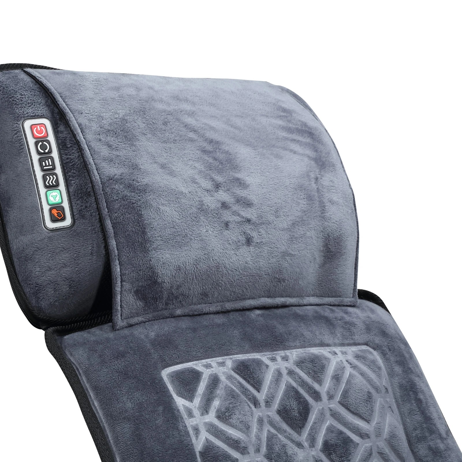 6 HOMASA Heated Massage Mat Full Body Shiatsu Vibration Lumbar Support Heating Neck Back Foot Massager Electric, 6 of 6