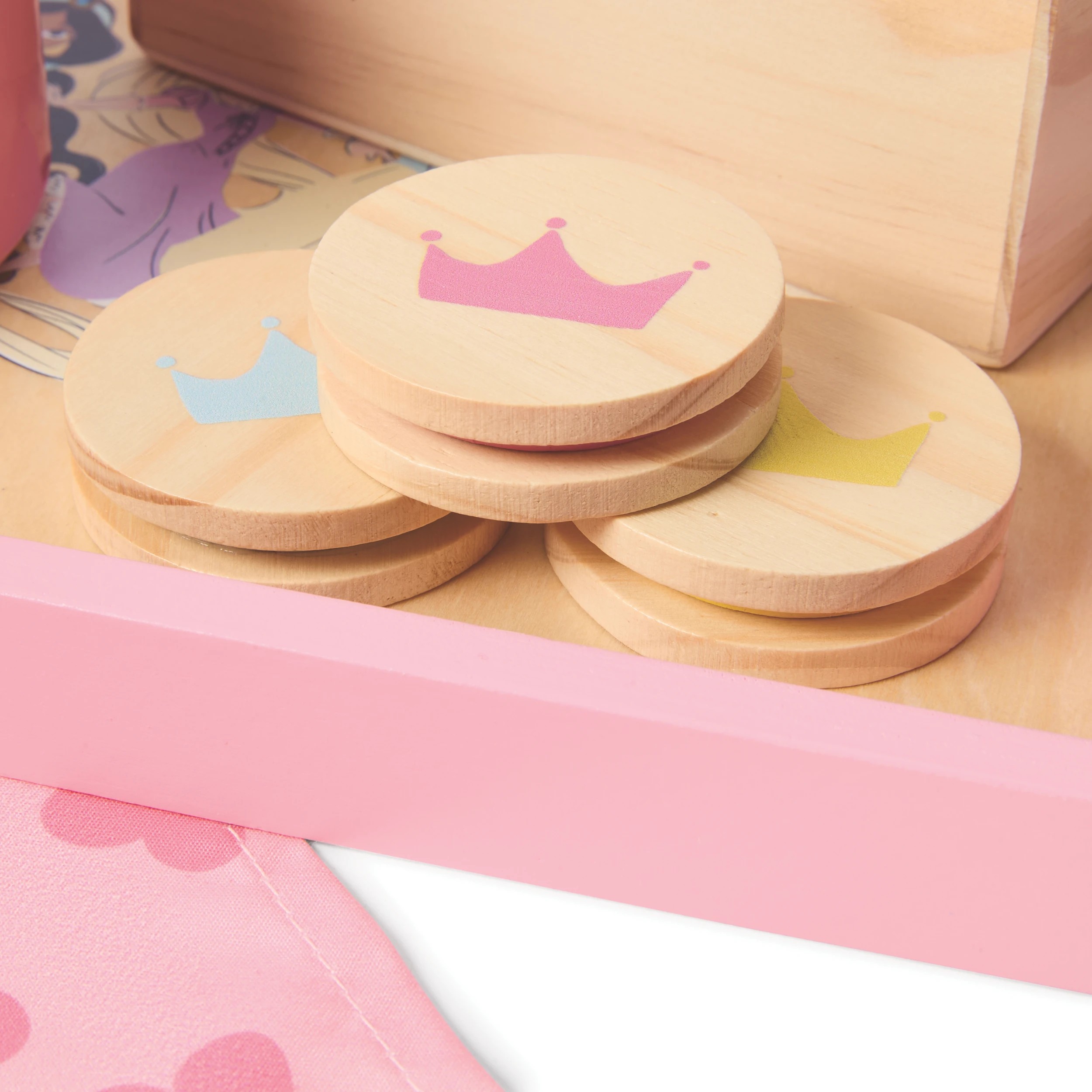 7 Disney Princess Wooden Tea Set, 7 of 9