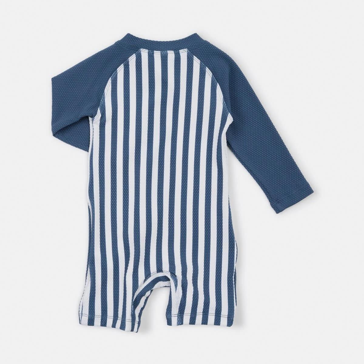 2 Rashie Suit Nvy Strpe, 2 of 4