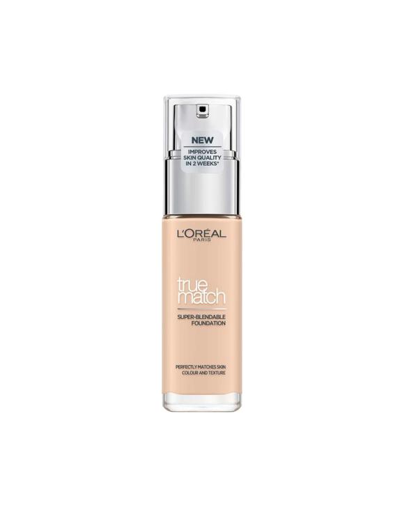 L'Oreal Paris True Match Super Blendable Liquid Foundation 30mL - 0.5.N Porcelain - Beige