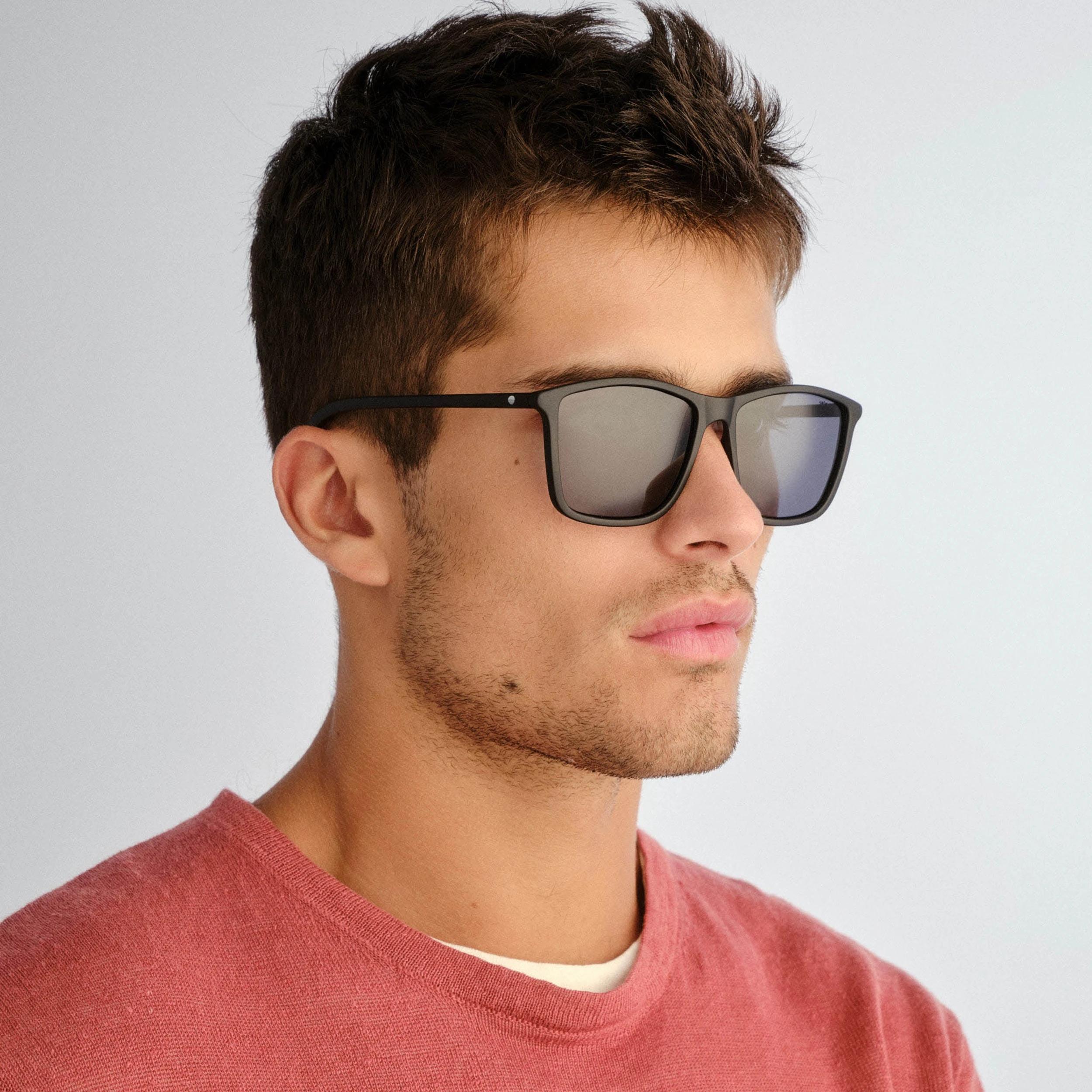 5 SOLARIZED SOLORIZED® Deep Square Sunglasses, Matte BLACK, 5 of 5
