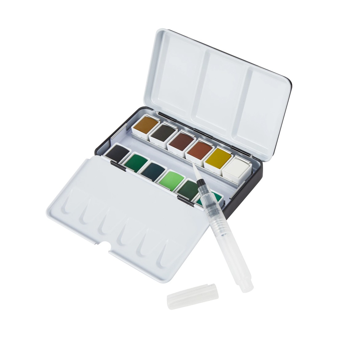 4 12 Pack Watercolour Half-Pans - Earth, 4 of 7