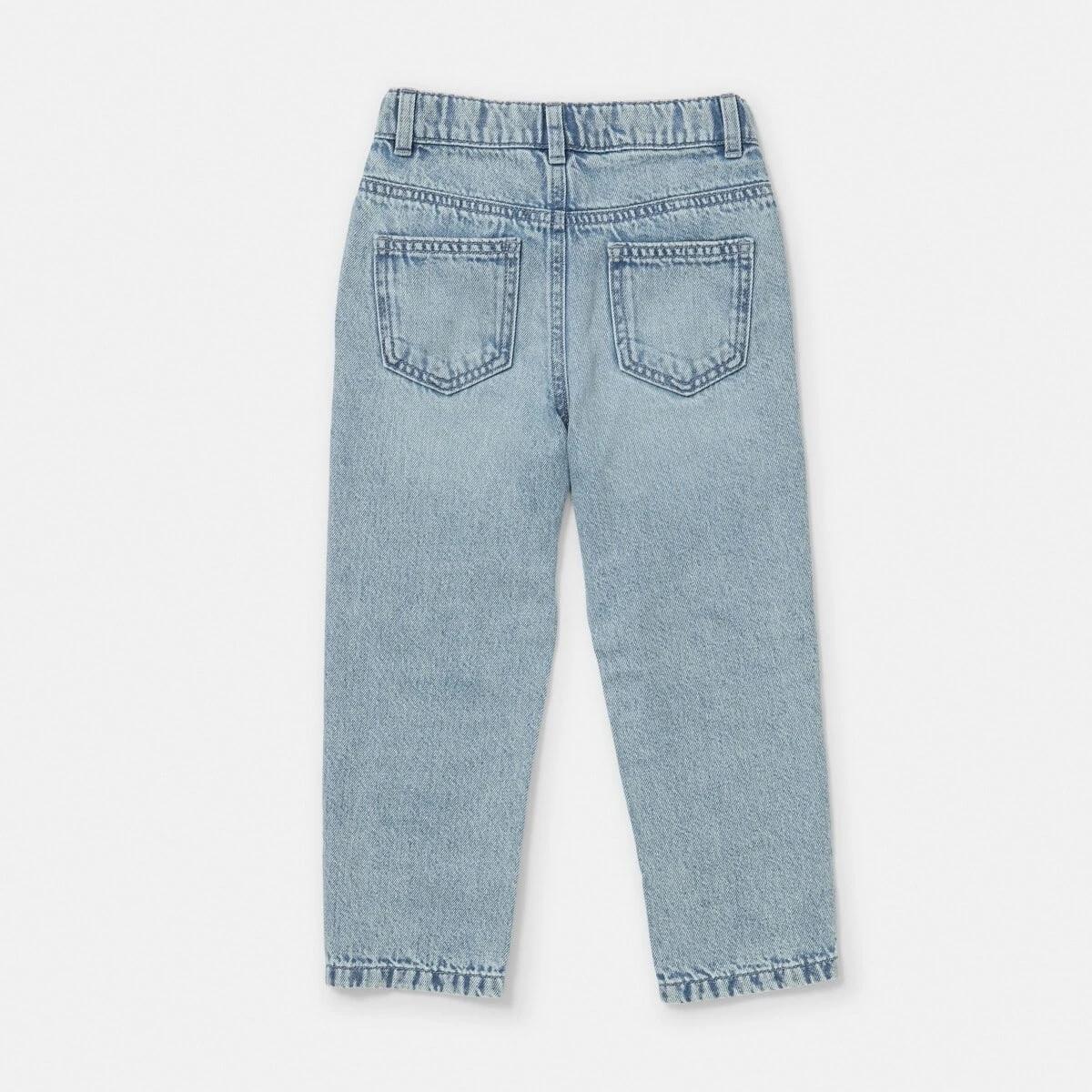 8 Straight Leg Denim Jeans MID WASH, 8 of 8