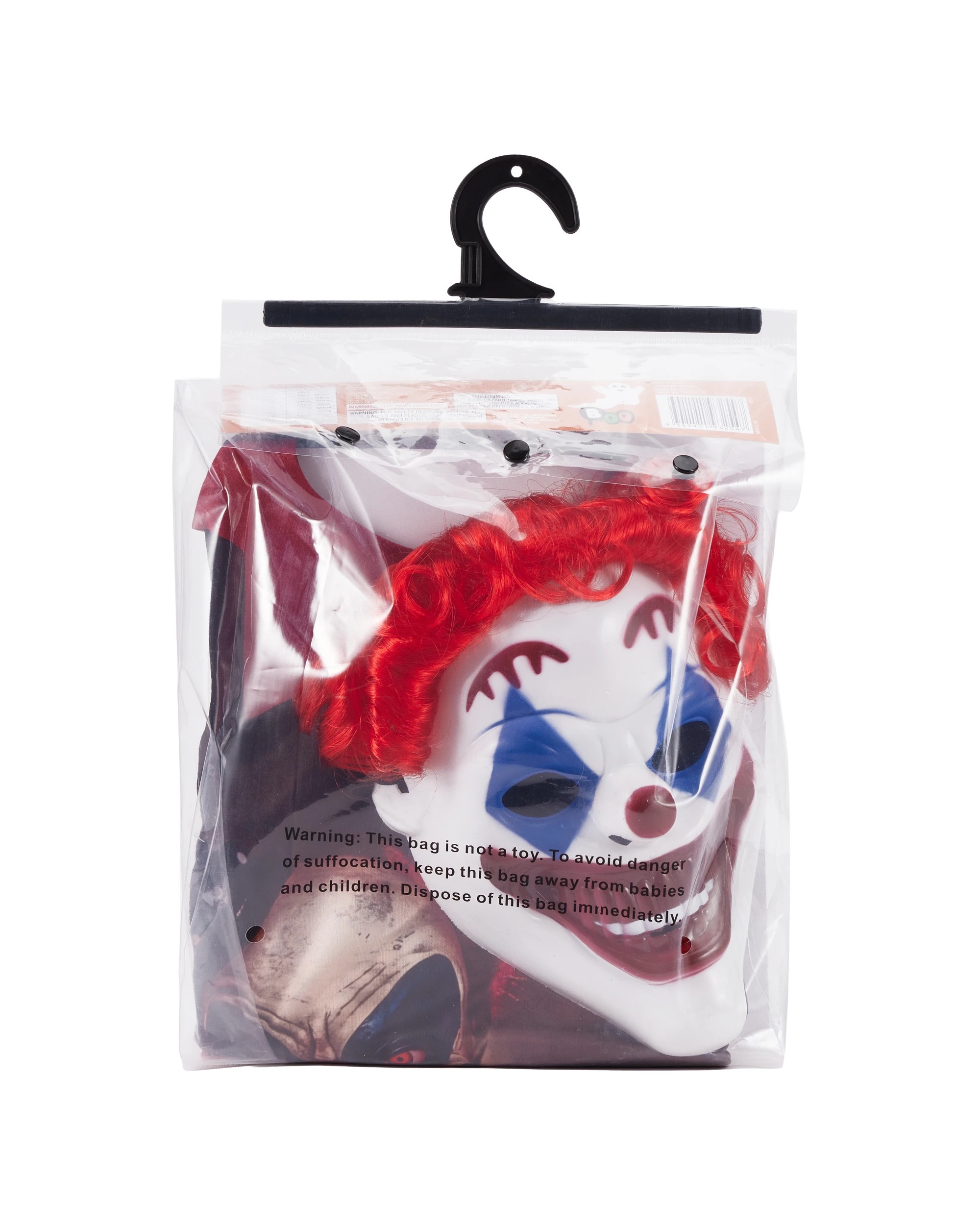 10 3 Piece Clown Costume with Mask - Ages 8+, 10 of 10