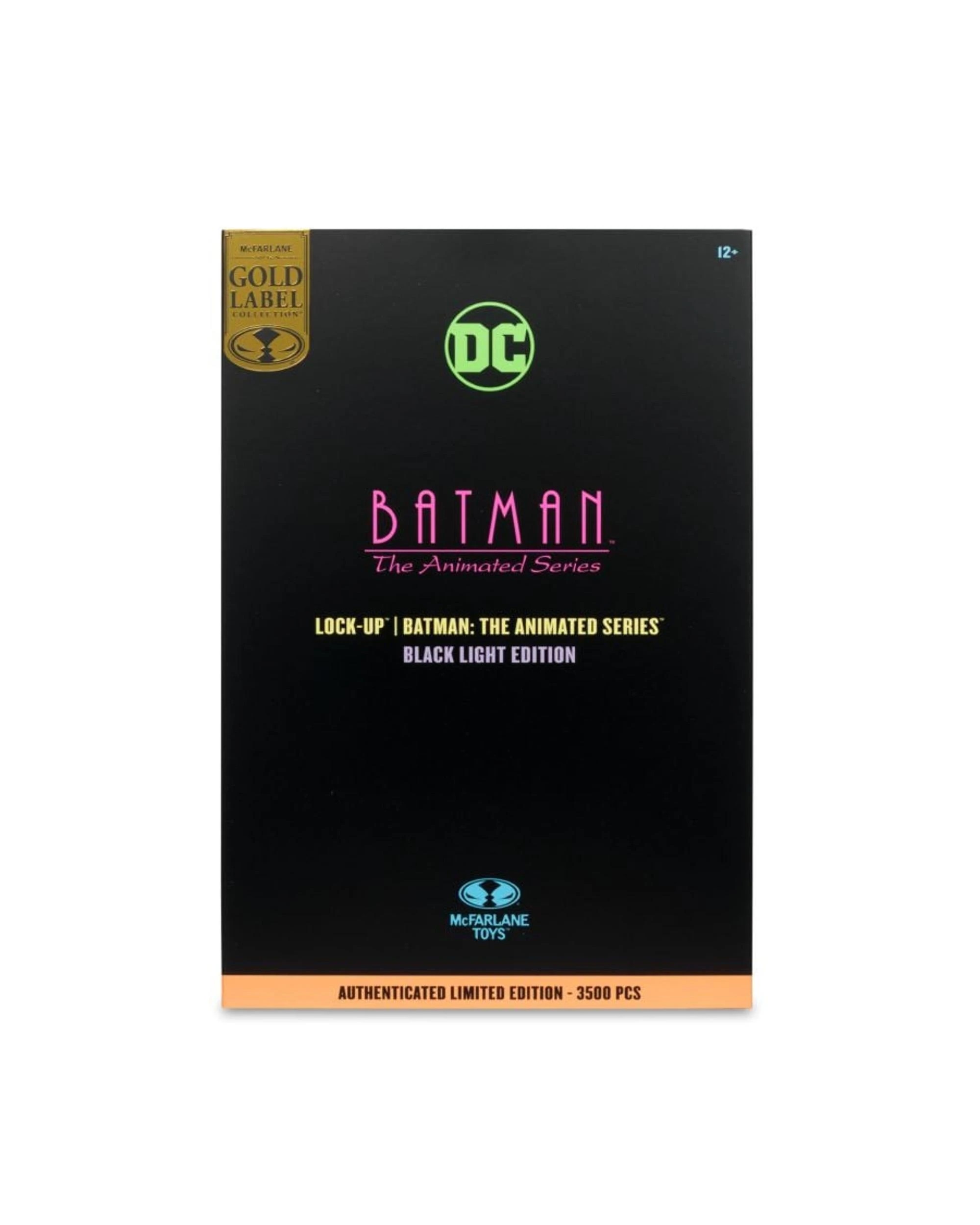 8 DC Multiverse Gold Label Batman the Animated Series Black Light Edition Lock-Up 6 inch Action Figure, 8 of 10