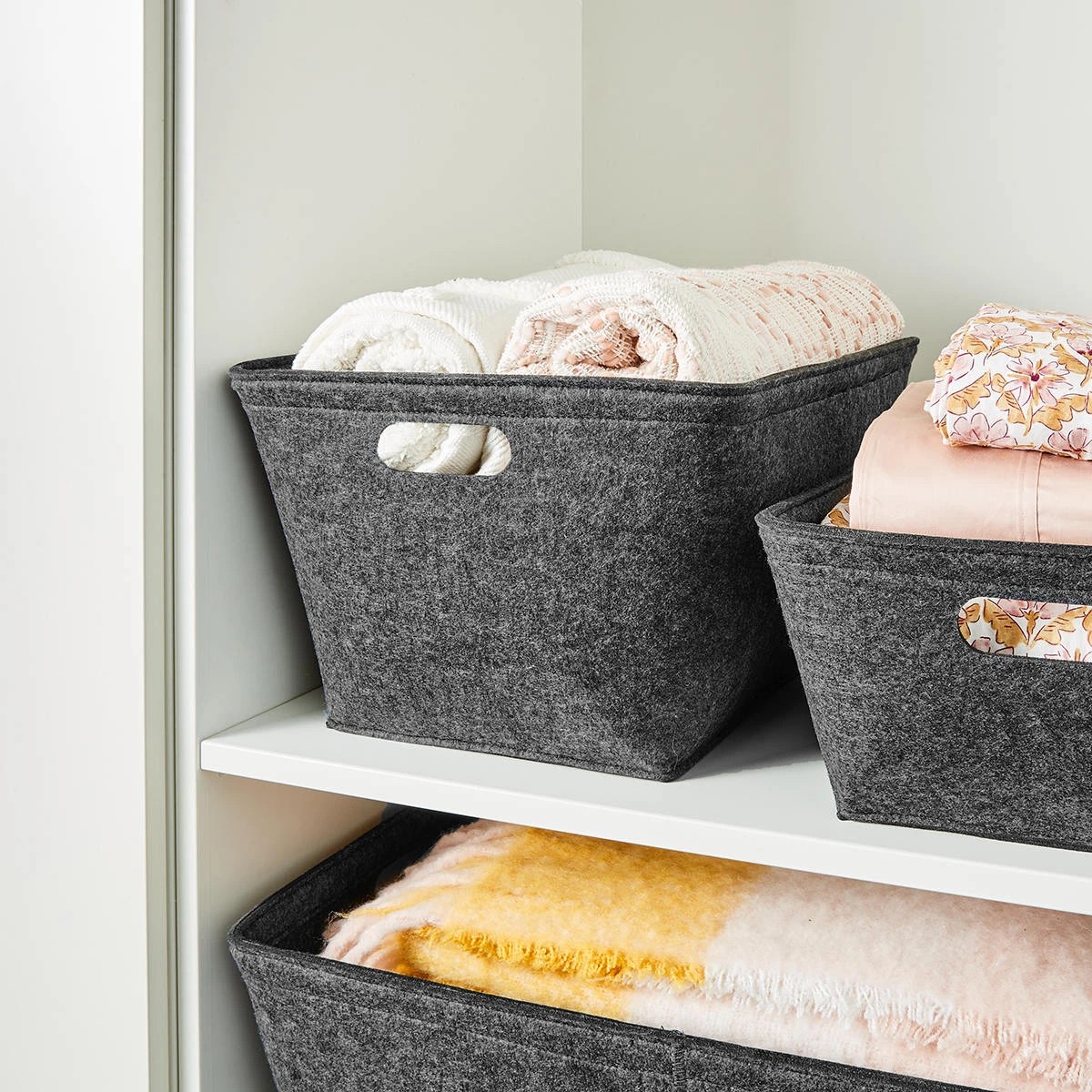 9 Felt Tub - Medium, Charcoal, 9 of 10