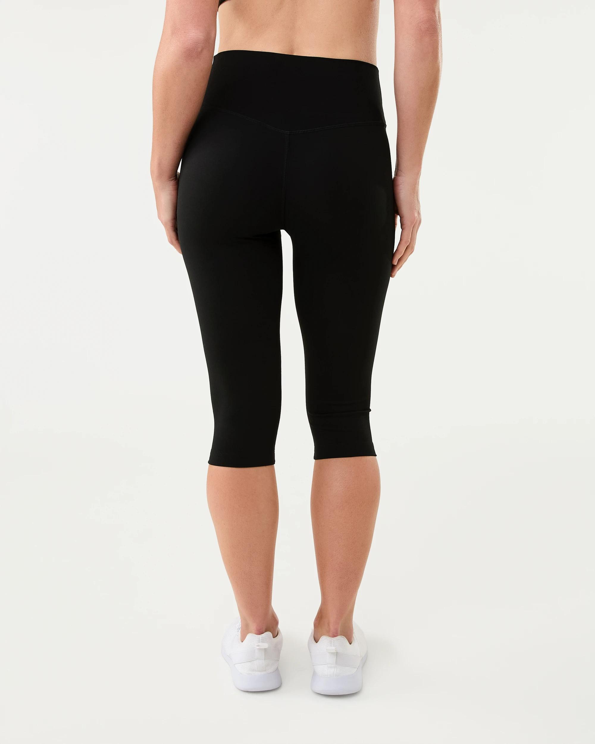 3 Active Womens Ultrasoft Capri Black, 3 of 4