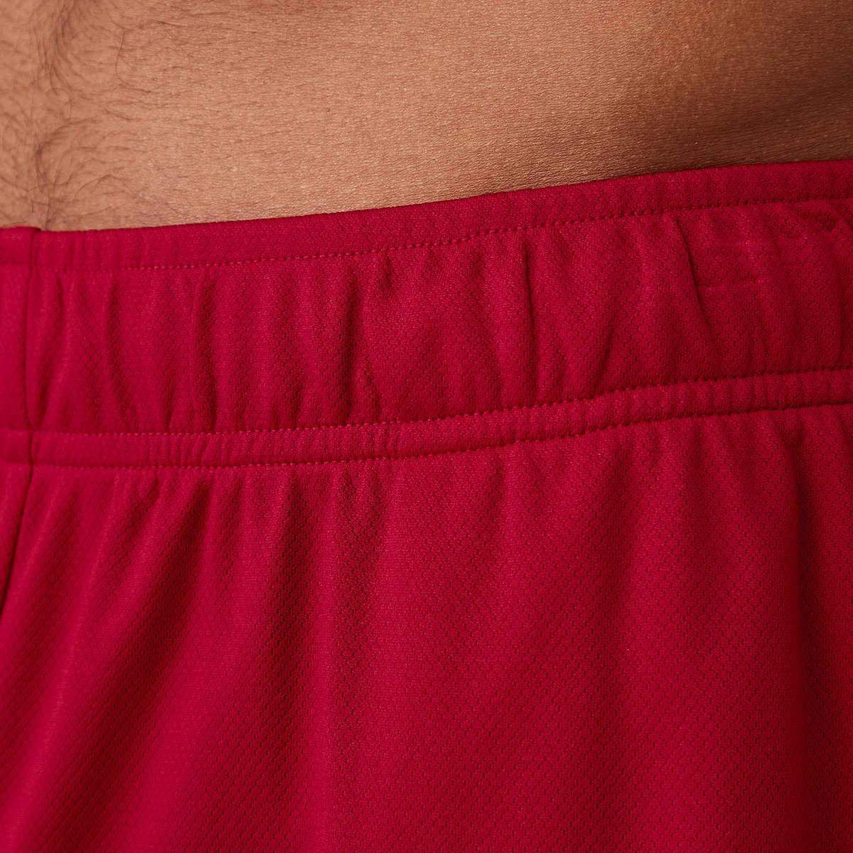 5 Active Mens Basketball Shorts NEON RED, 5 of 7