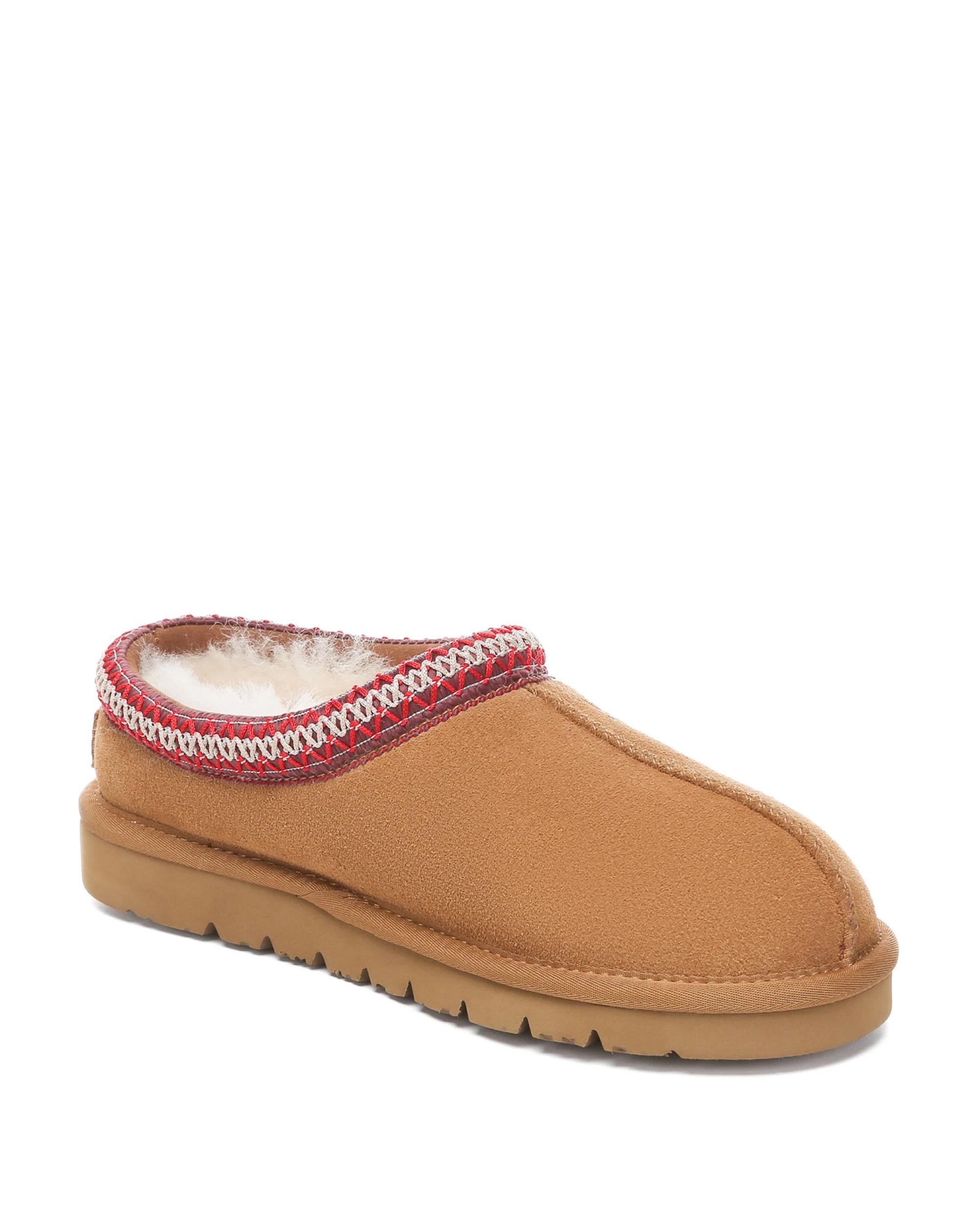 2 Australian Shepherd UGG Unisex Hippie Slippers CHESTNUT/RED, 2 of 5