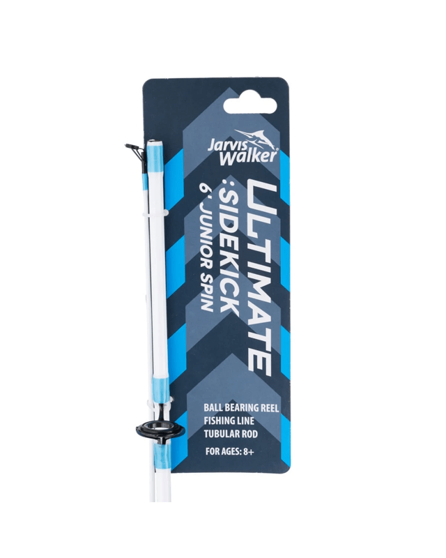 Jarvis Walker Ultimate Sidekick Junior Spin Combo - 6ft., Blue and W