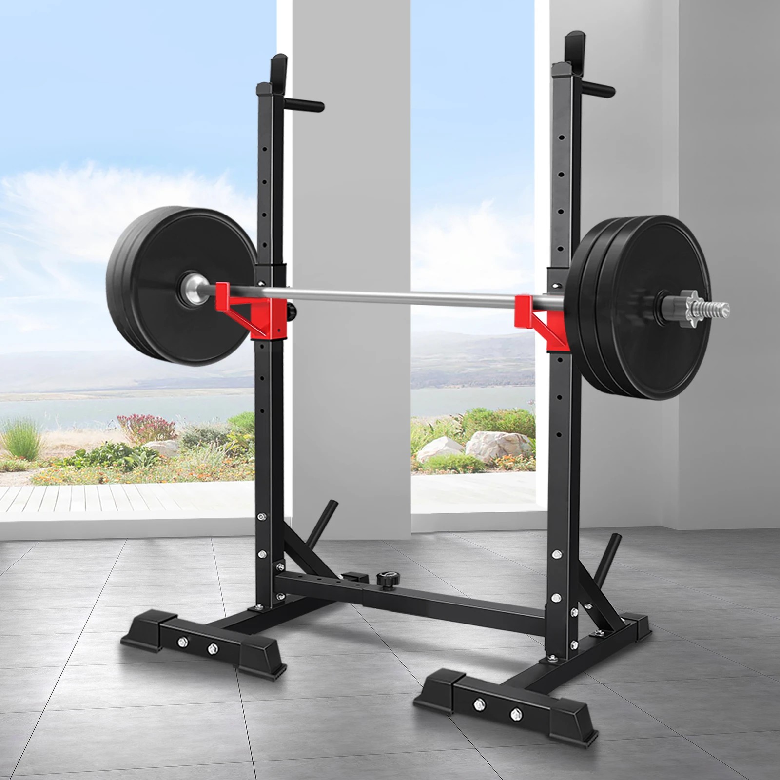 3 Black Lord Squat Rack Weight Bench, 3 of 6
