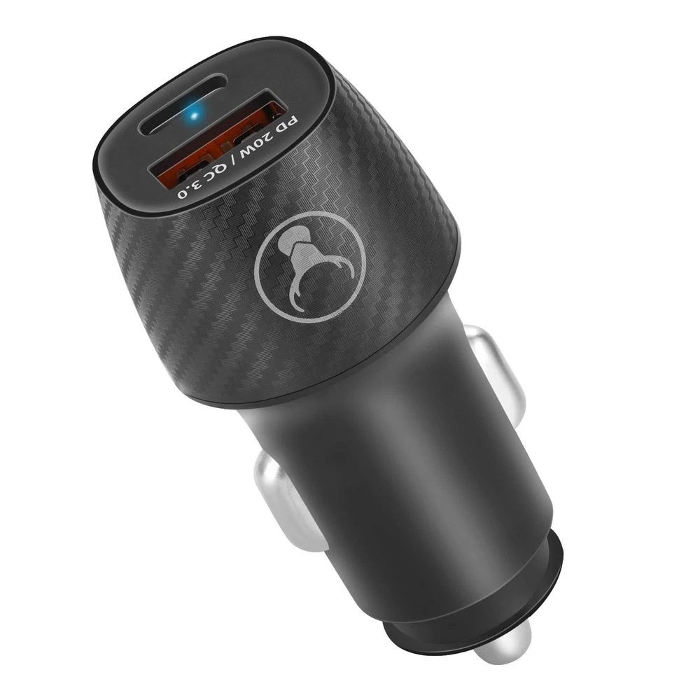 3 Bonelk Carbon Series 20W USB-A and USB-C Car Charger, 3 of 4